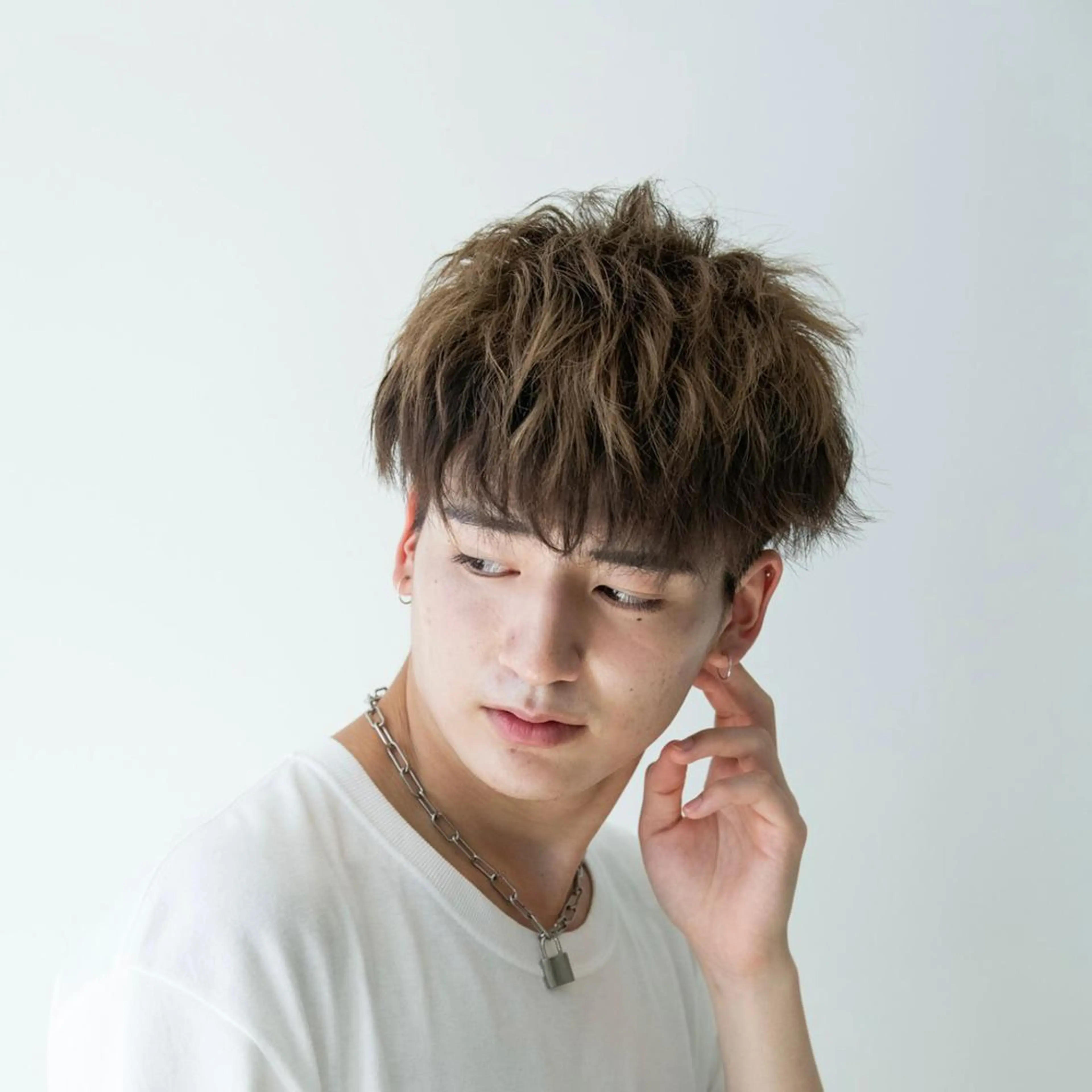 🪷【贅沢プラン】メンズ似合わせカット+炭酸ヘッドスパ+眉カットの写真