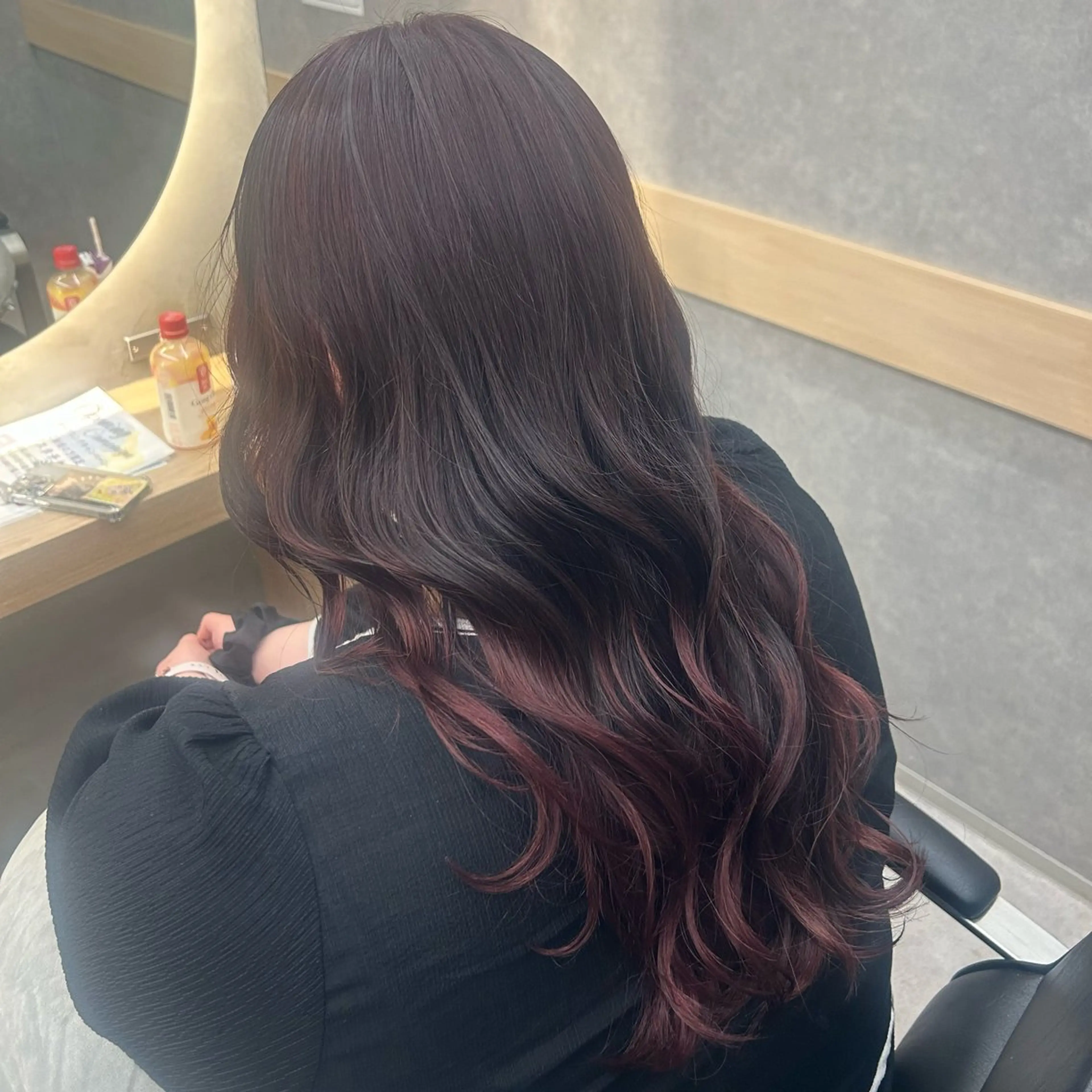ロング カラー カット トリートメント 💜無料モデル募集 ‪Miyuのヘアスタイル