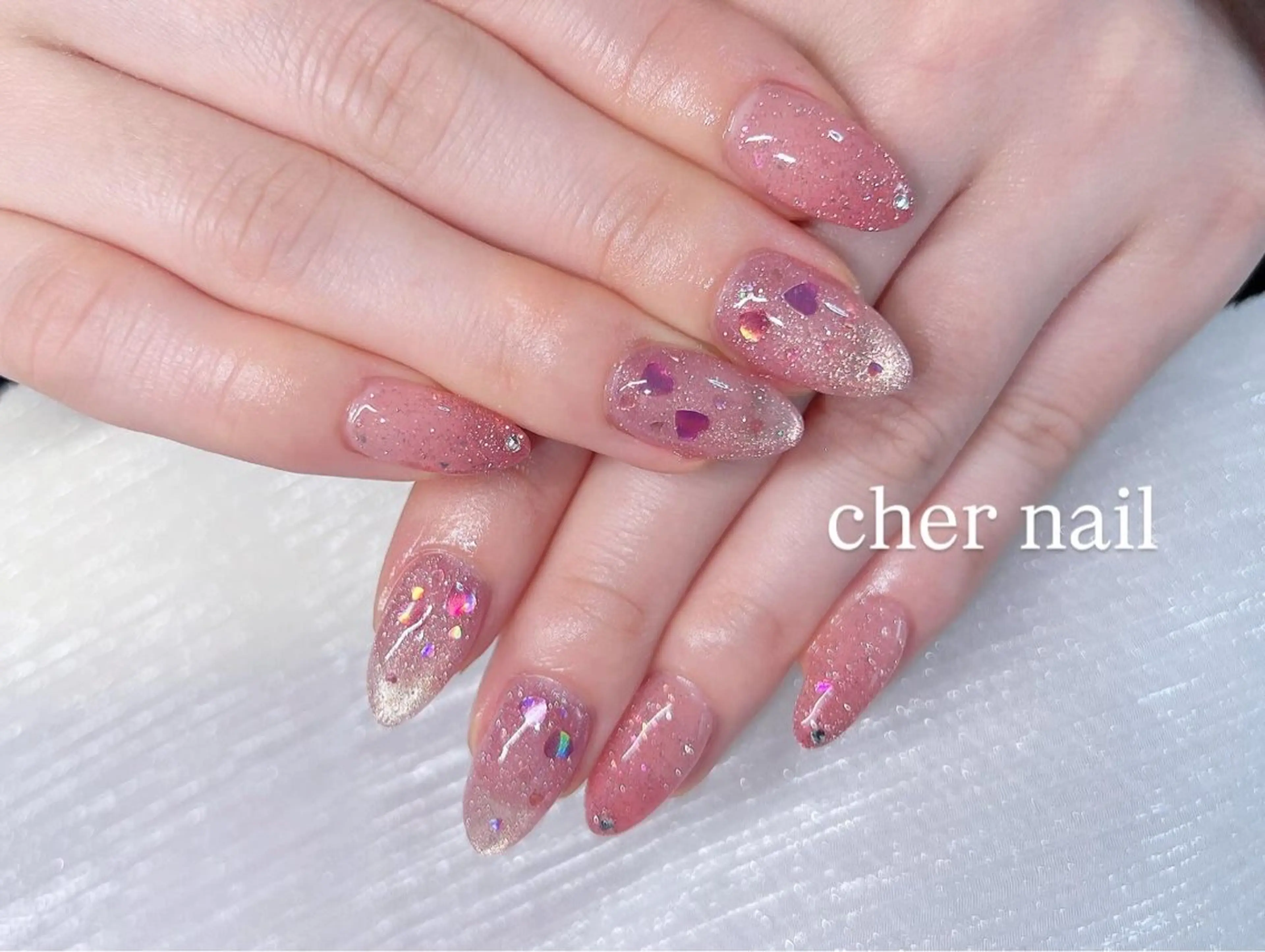 ネイル ハンドネイル CHER NAIL(シェルネイル)所属・cher loydのネイルデザイン