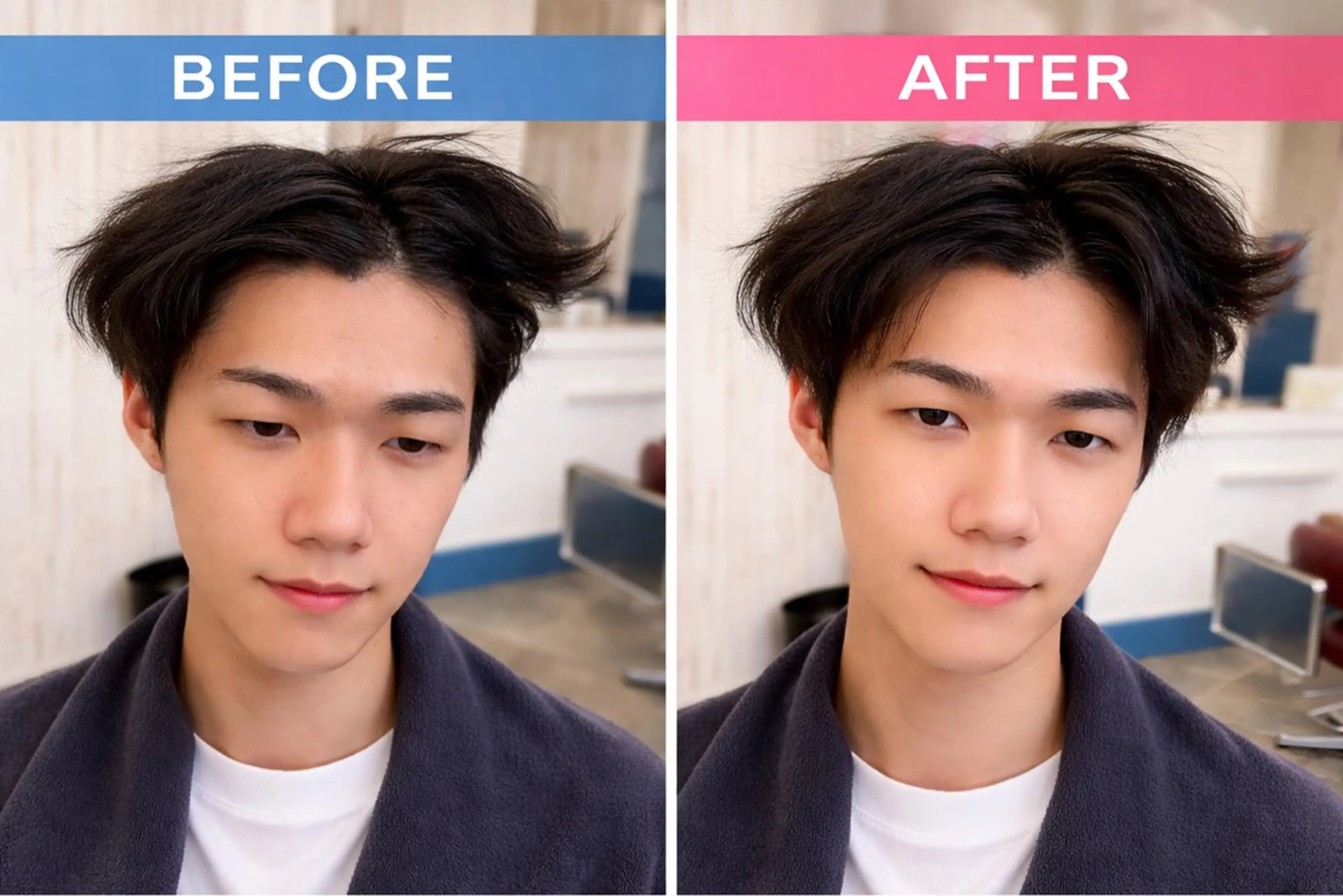 野原 郁人のヘアスタイル