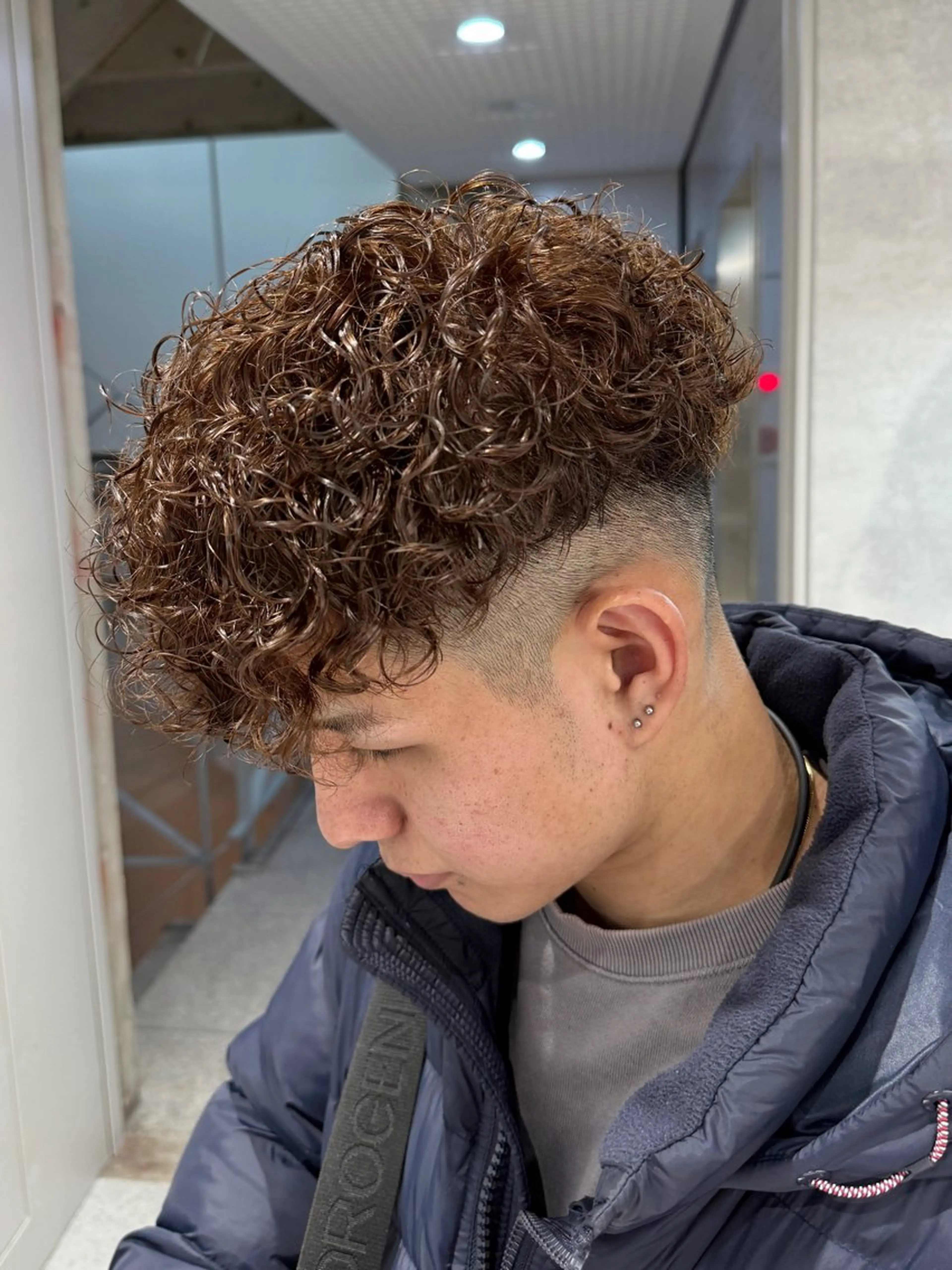 ショート パーマ メンズ 【メンズサロン】 BLUCK 横浜のヘアスタイル