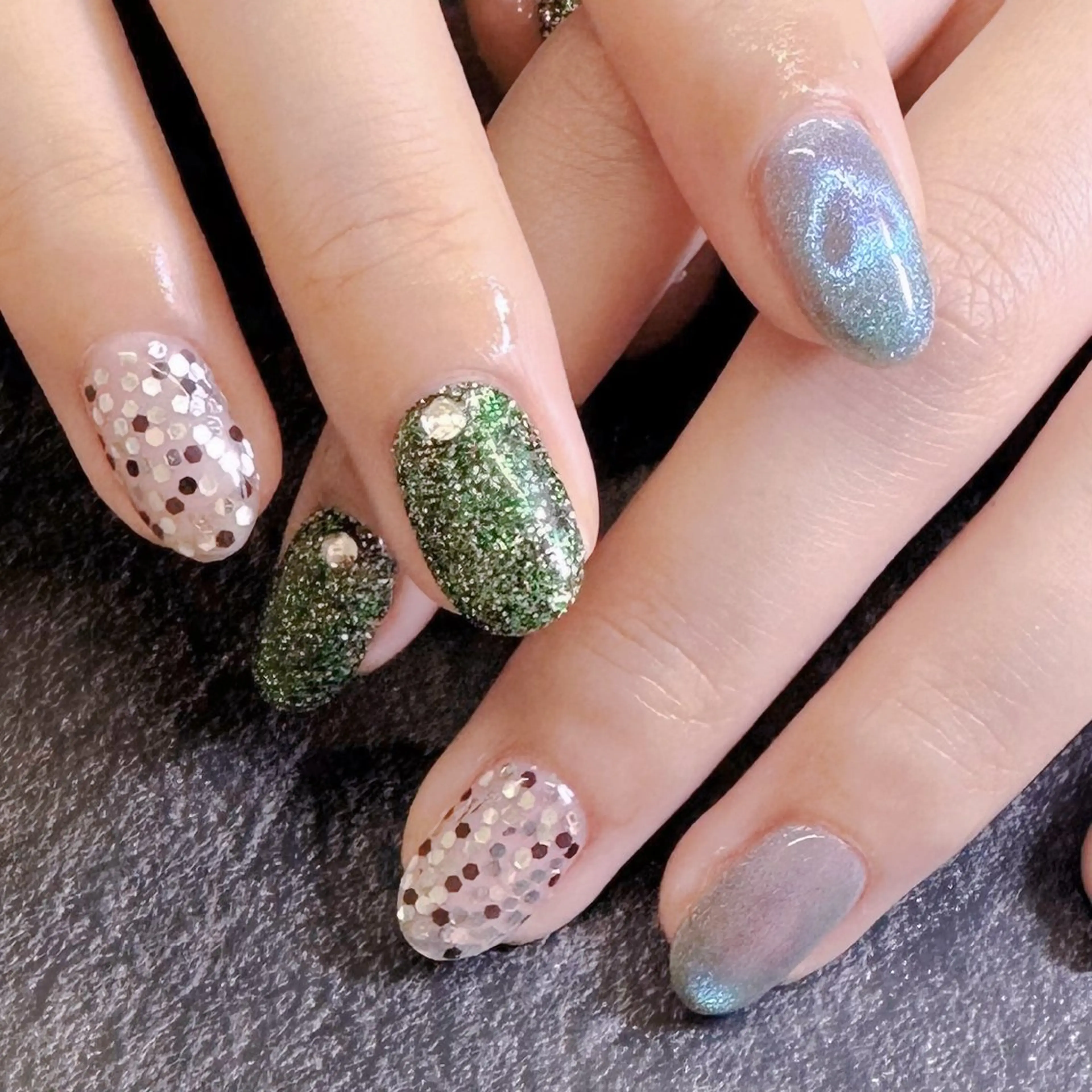 ネイル ハンドネイル I_p4ce所属・I_p4ce 🍊あい🍊のネイルデザイン