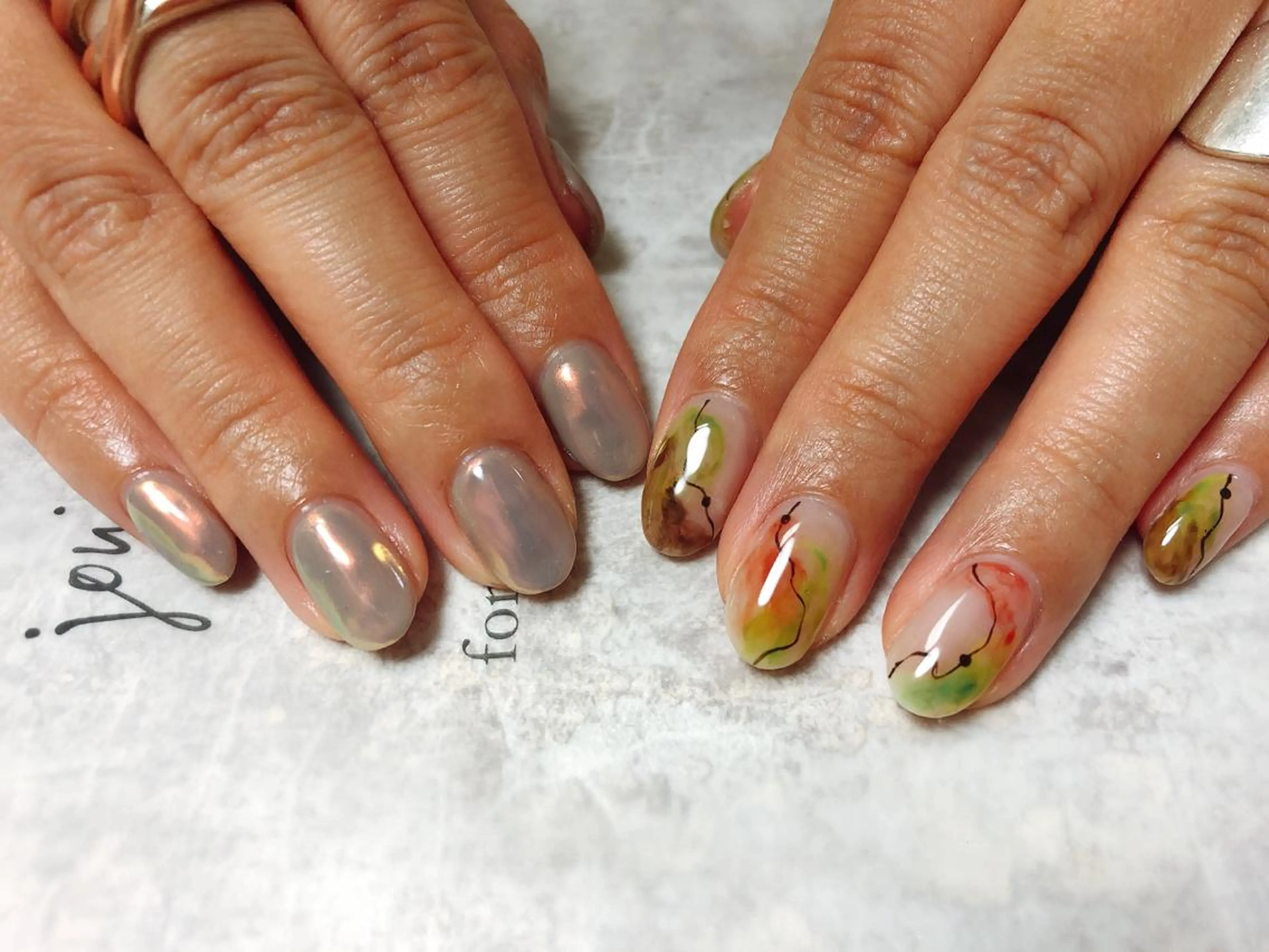 ネイル 春ネイル kiki nail 二子玉川のネイルデザイン