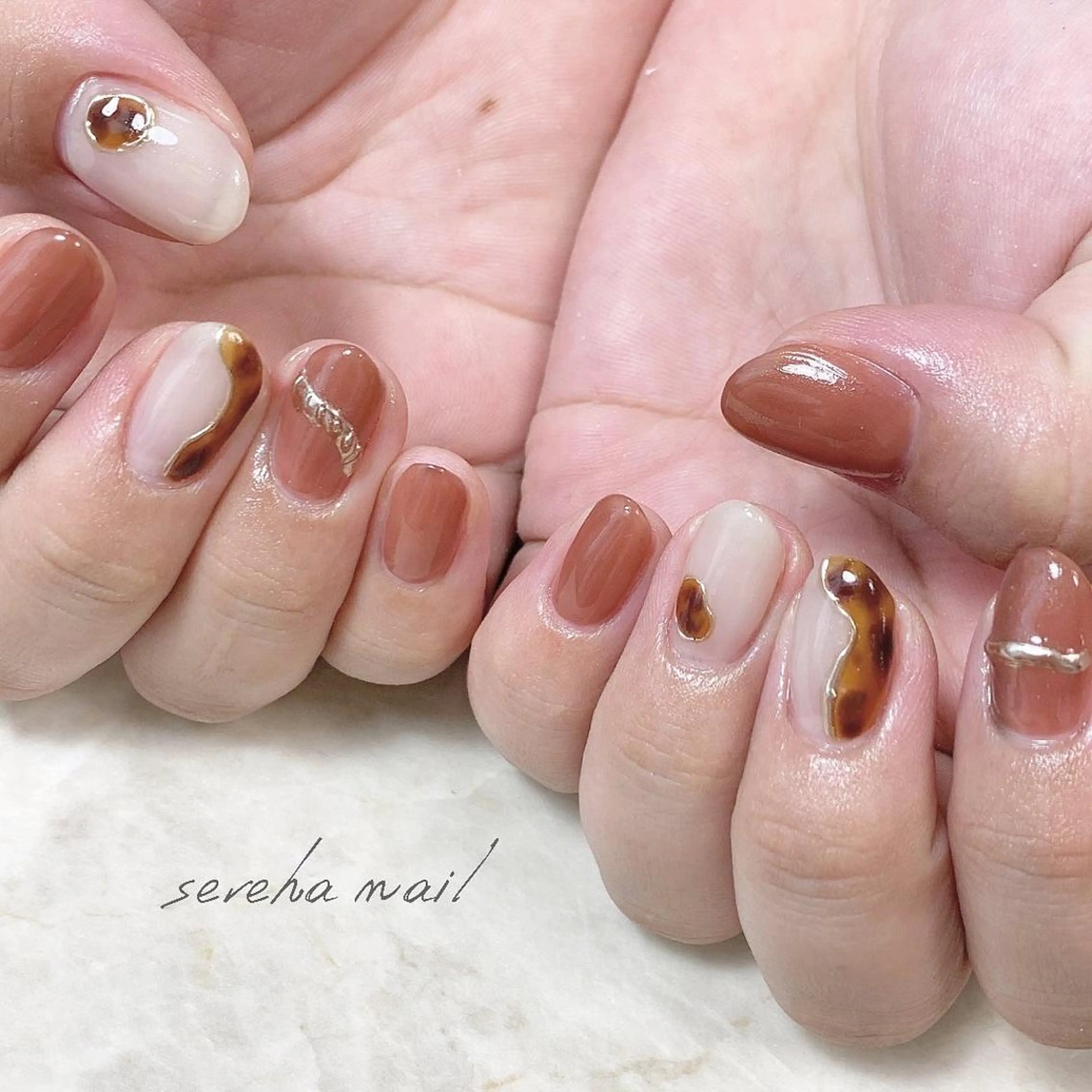 ネイル 持ち込み sereha nailのネイルデザイン