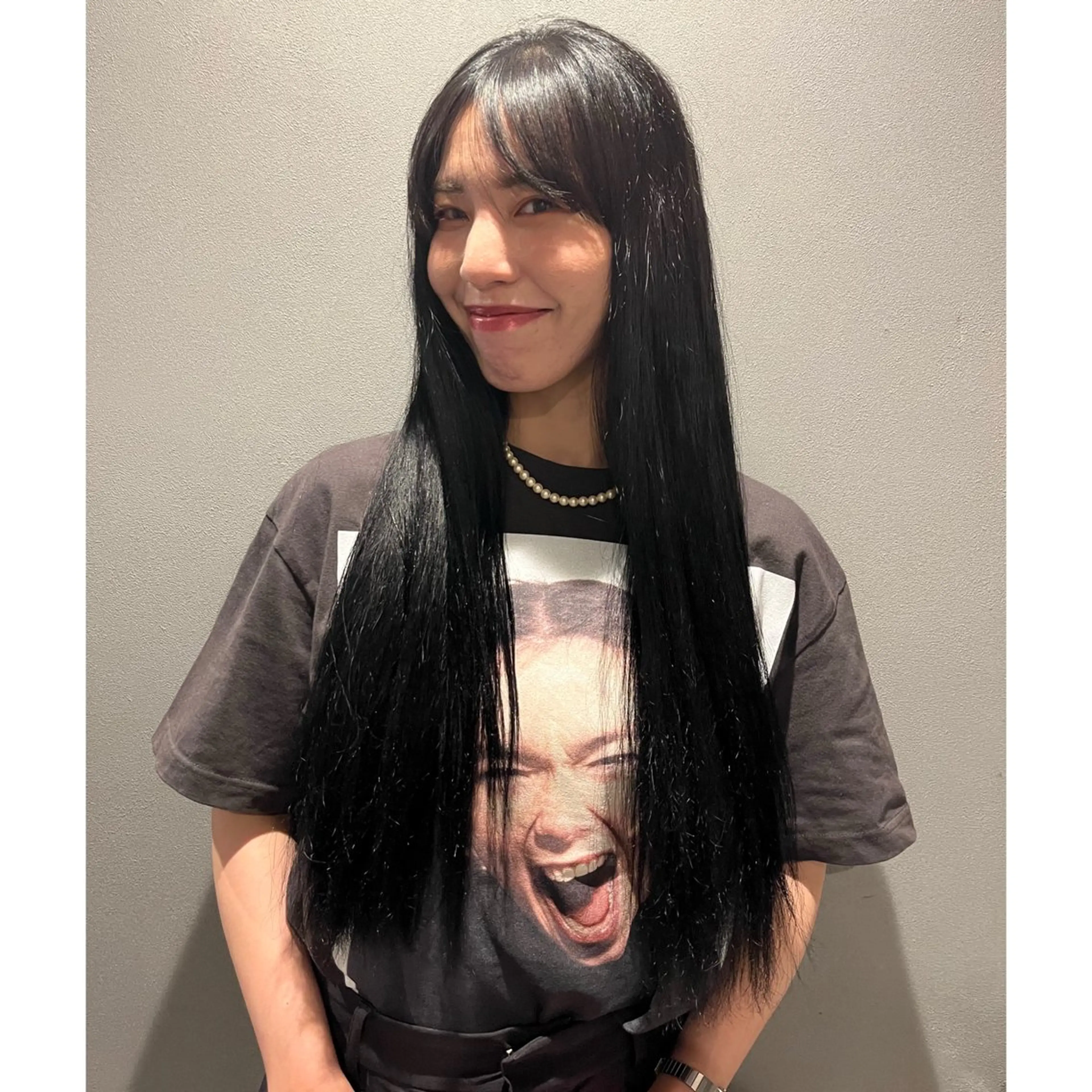 ロング カラー ヘアカラー トリートメント アユミ/ 似合わせカラー/目黒のヘアスタイル