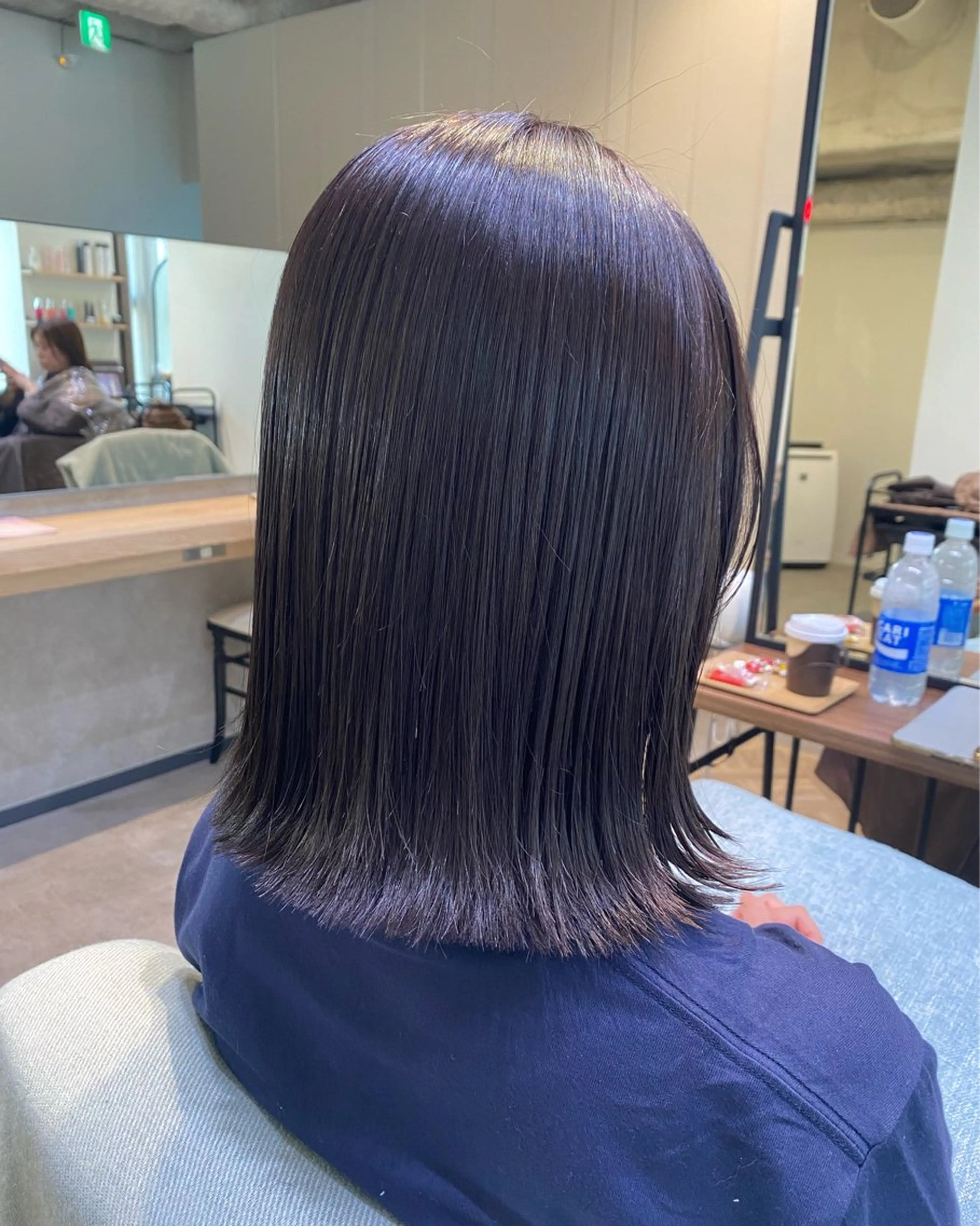 ミディアム カラー カット ヘアカラー トリートメント 新宿 / Aujua ｿﾑﾘｴ🫧森田涼介のヘアスタイル