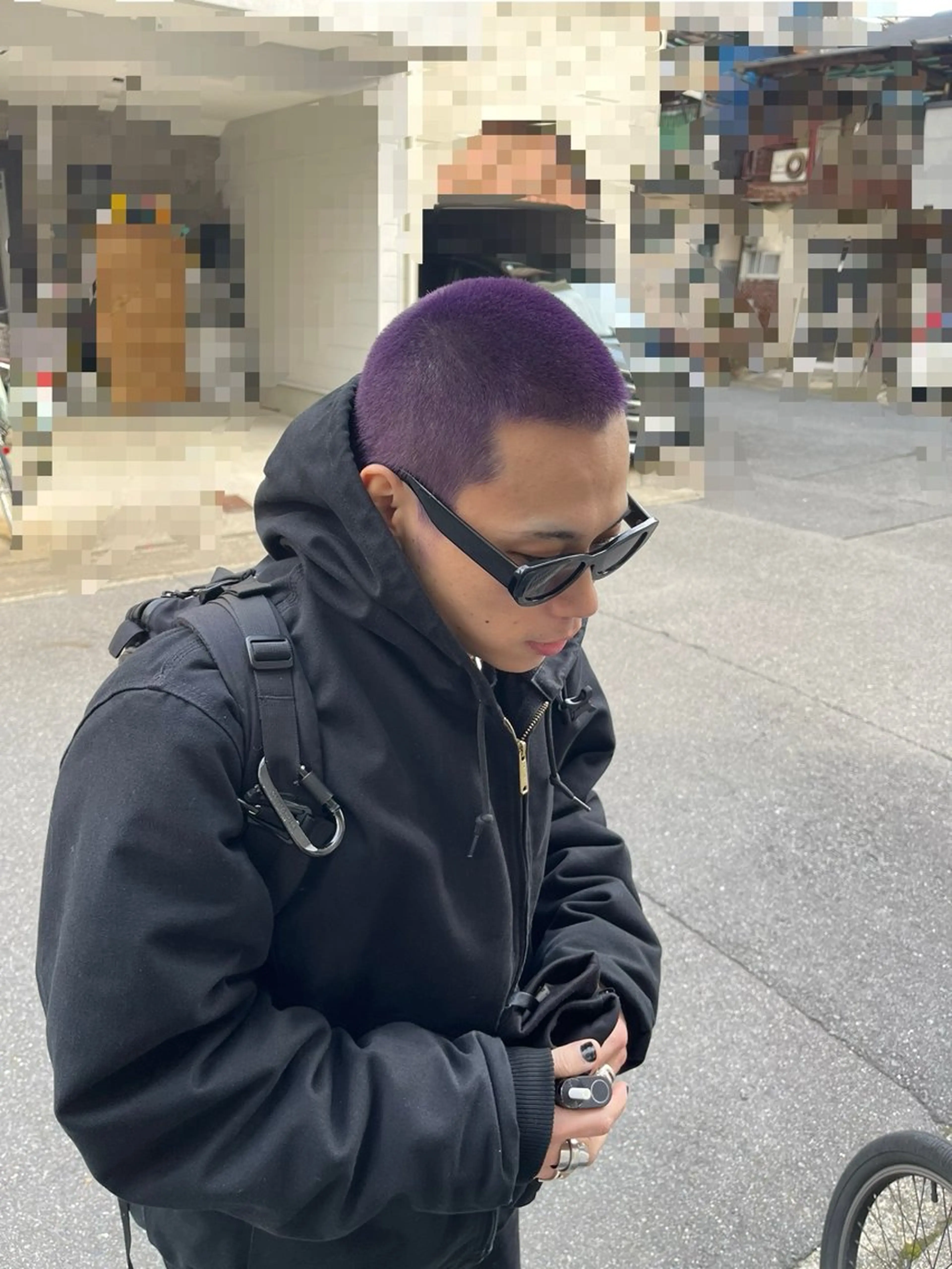 ショート カラー メンズ カット ヘアカラー トリートメント spaski所属・メンズ特化型/永井 友貴のヘアスタイル