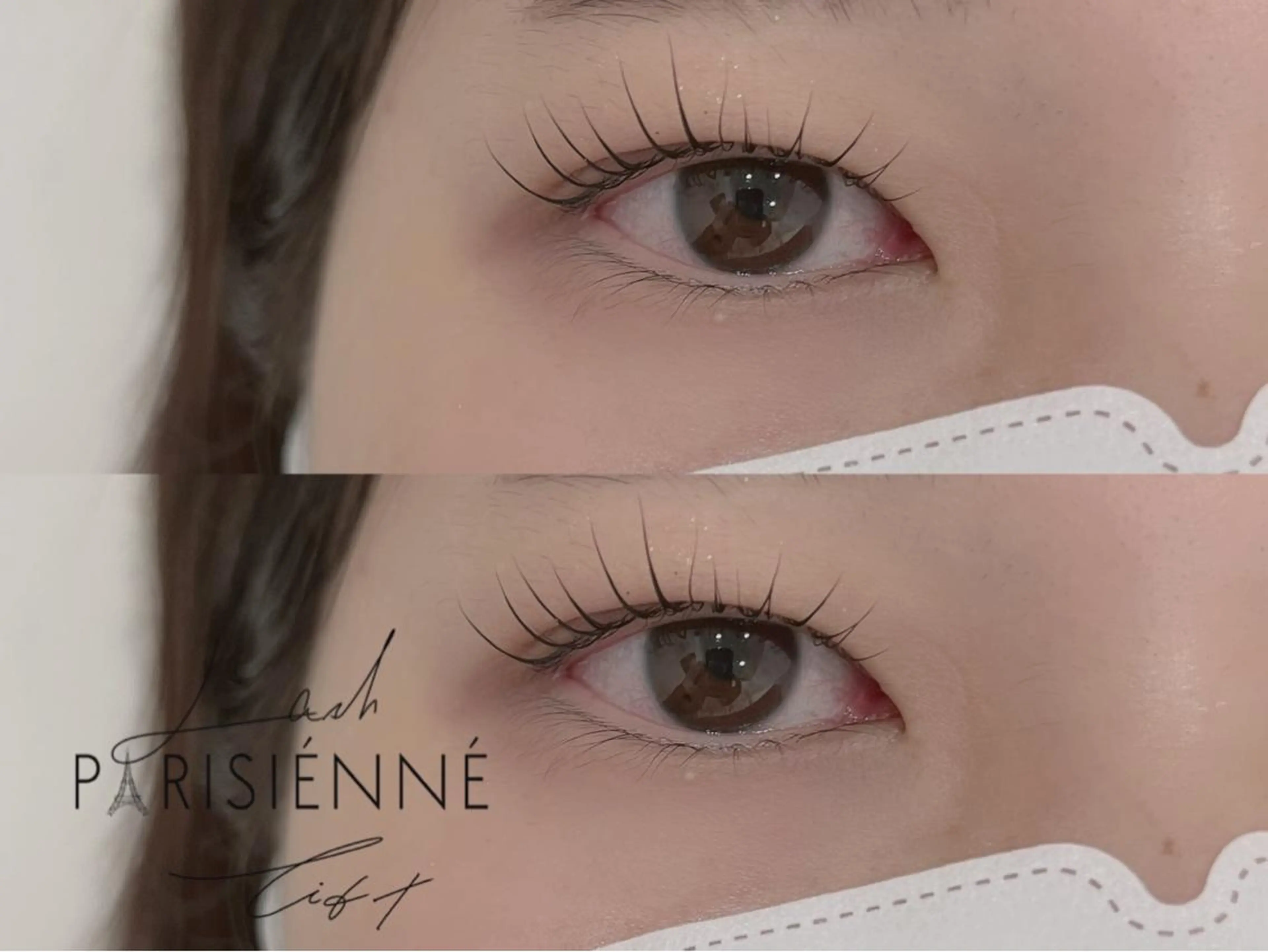 マツエク・マツパ パリジェンヌラッシュリフト MAQUM𖤐 Satsumiのマツエク・マツパデザイン