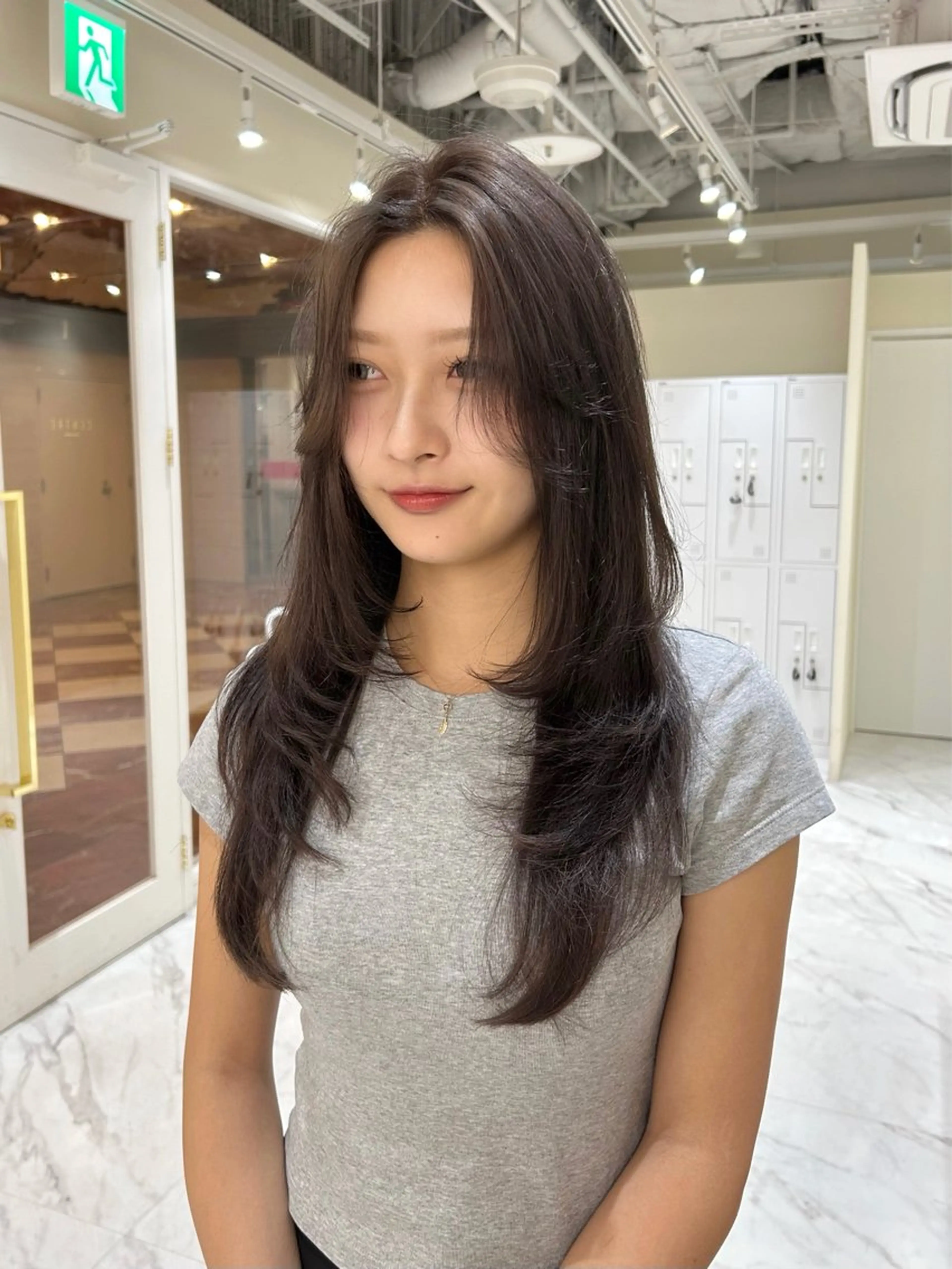 ロング カラー ヘアアレンジ カット ヘアカラー トリートメント maoブリーチ無し 似合わせカラーのヘアスタイル