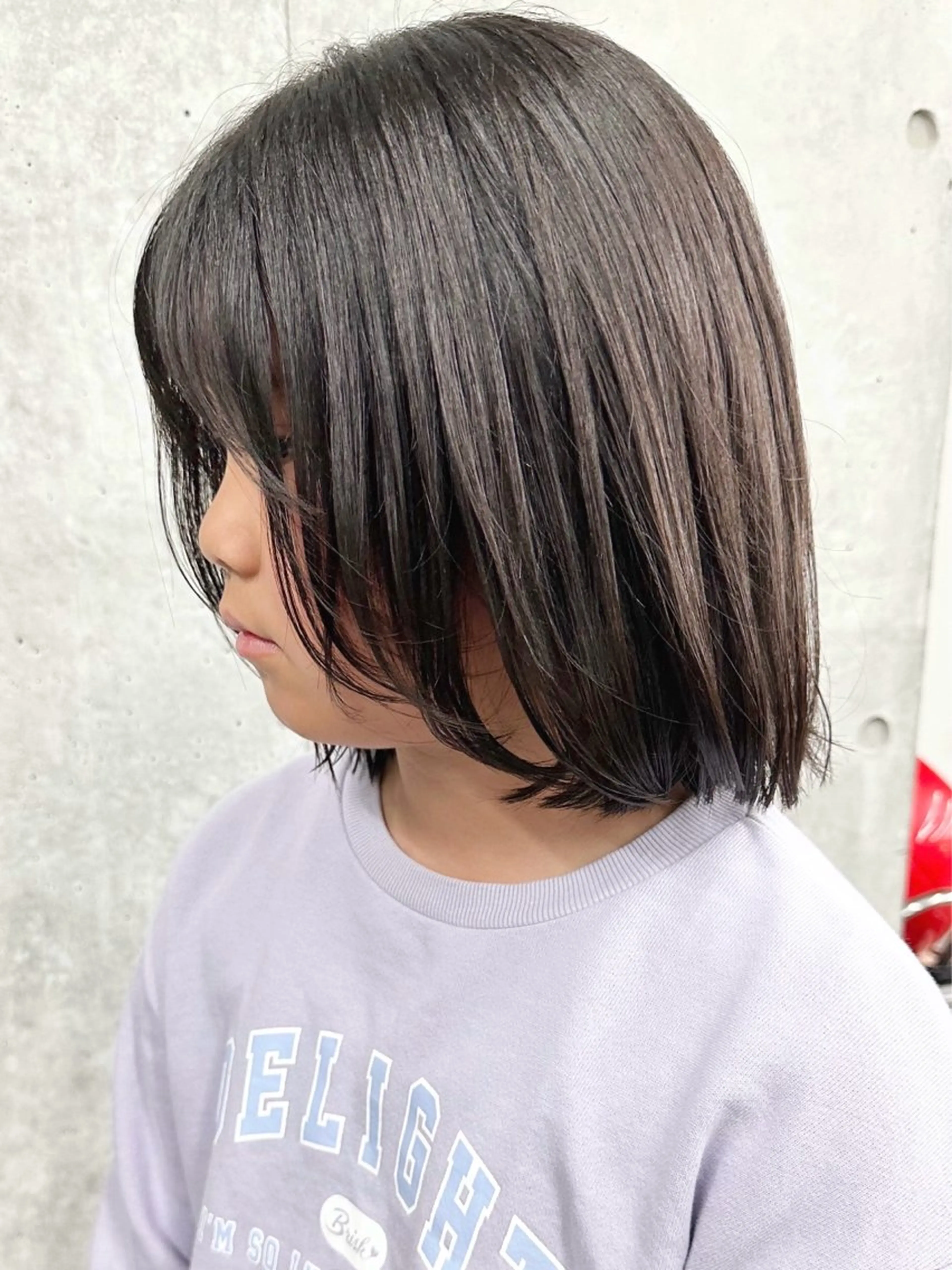 ミディアム 小顔ボブ/お悩み解決 /ボブパーマ/とういのヘアスタイル