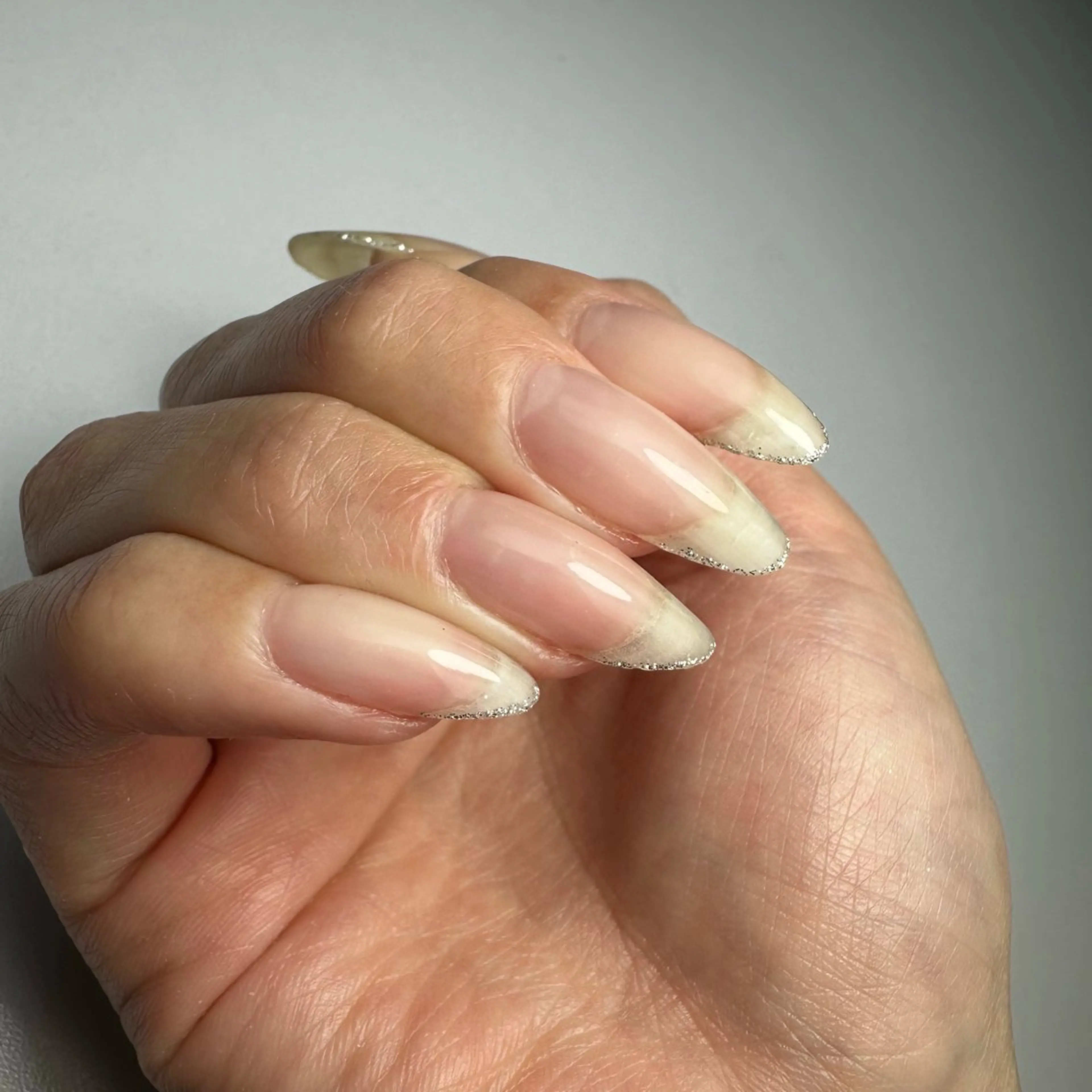 ネイル クリアネイル 自爪育成ネイリスト✨ Mokaのネイルデザイン