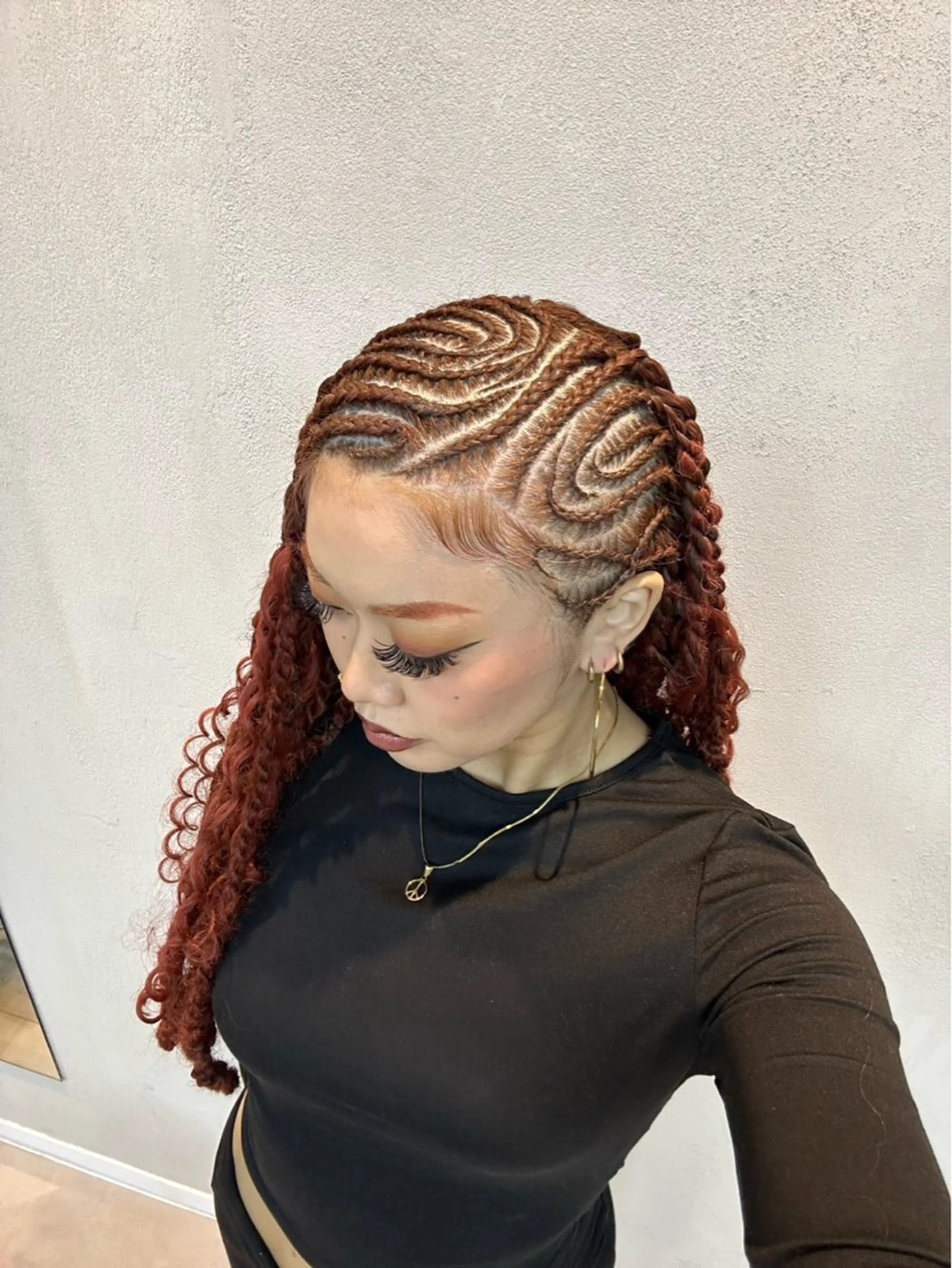 ロング エクステ ヘアセット 水野 明羽のヘアスタイル