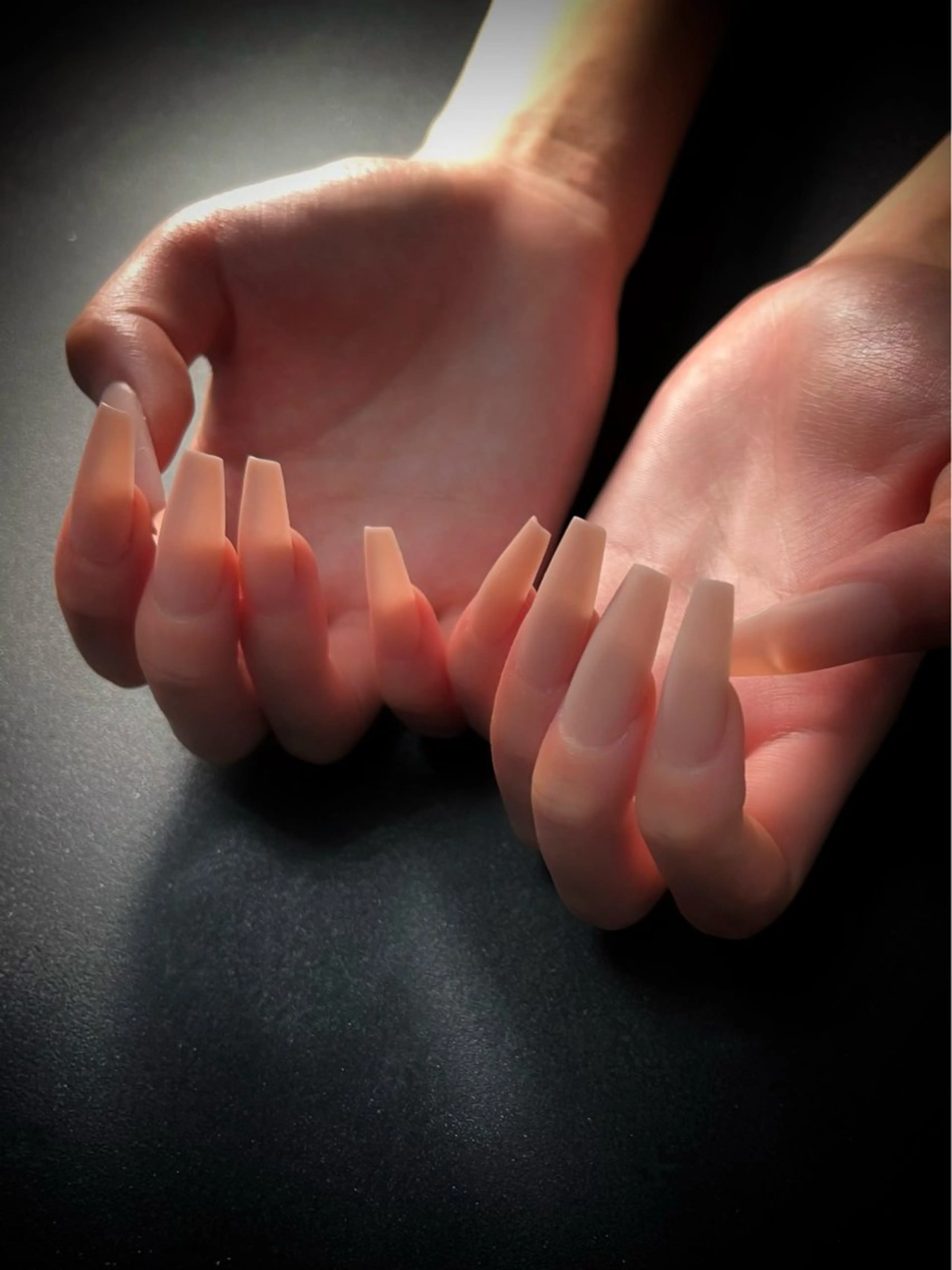 ネイル 長さ出し スカルプネイル nine.🦋 YUKOのネイルデザイン