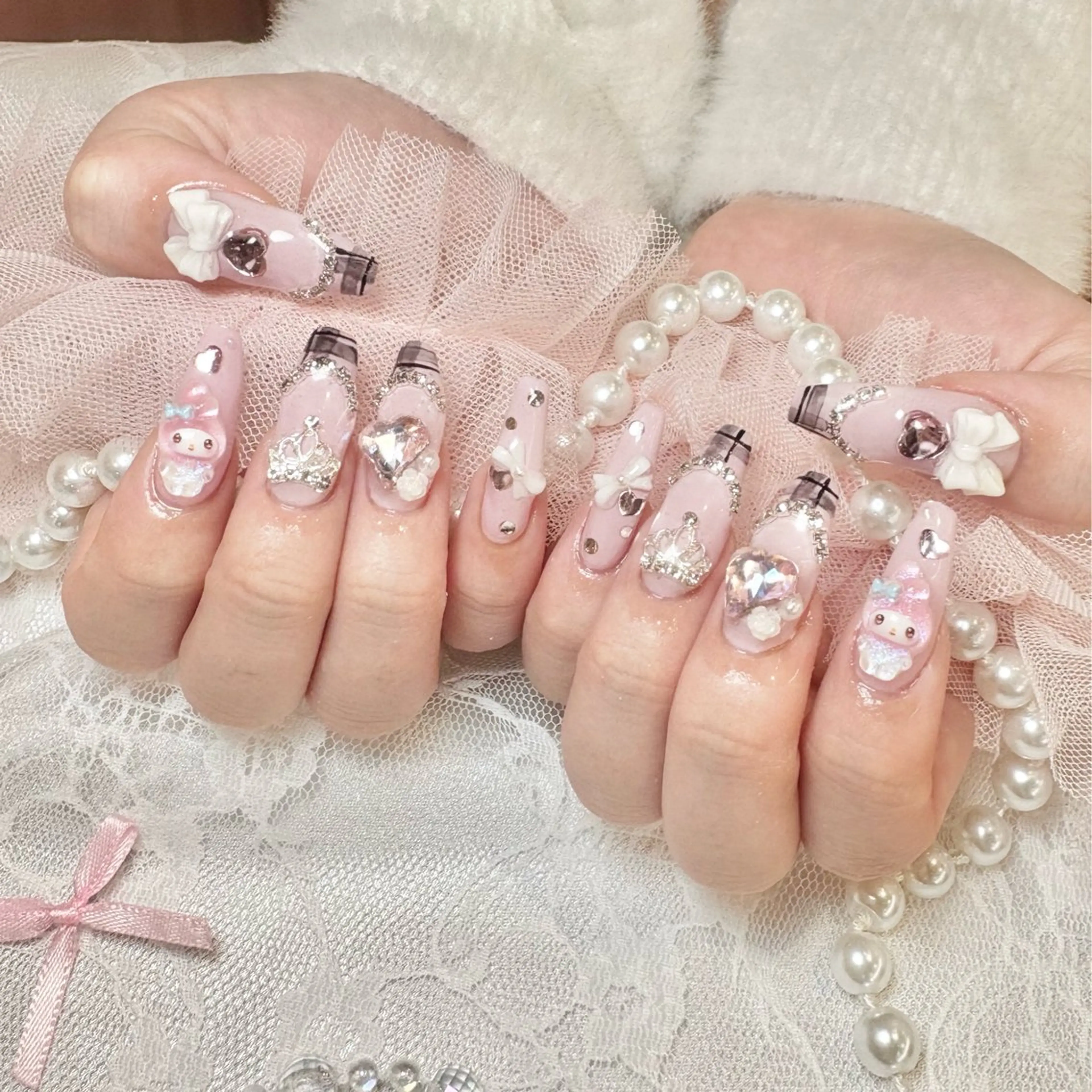 ネイル ピンク ハンドネイル mio nail TANIのネイルデザイン
