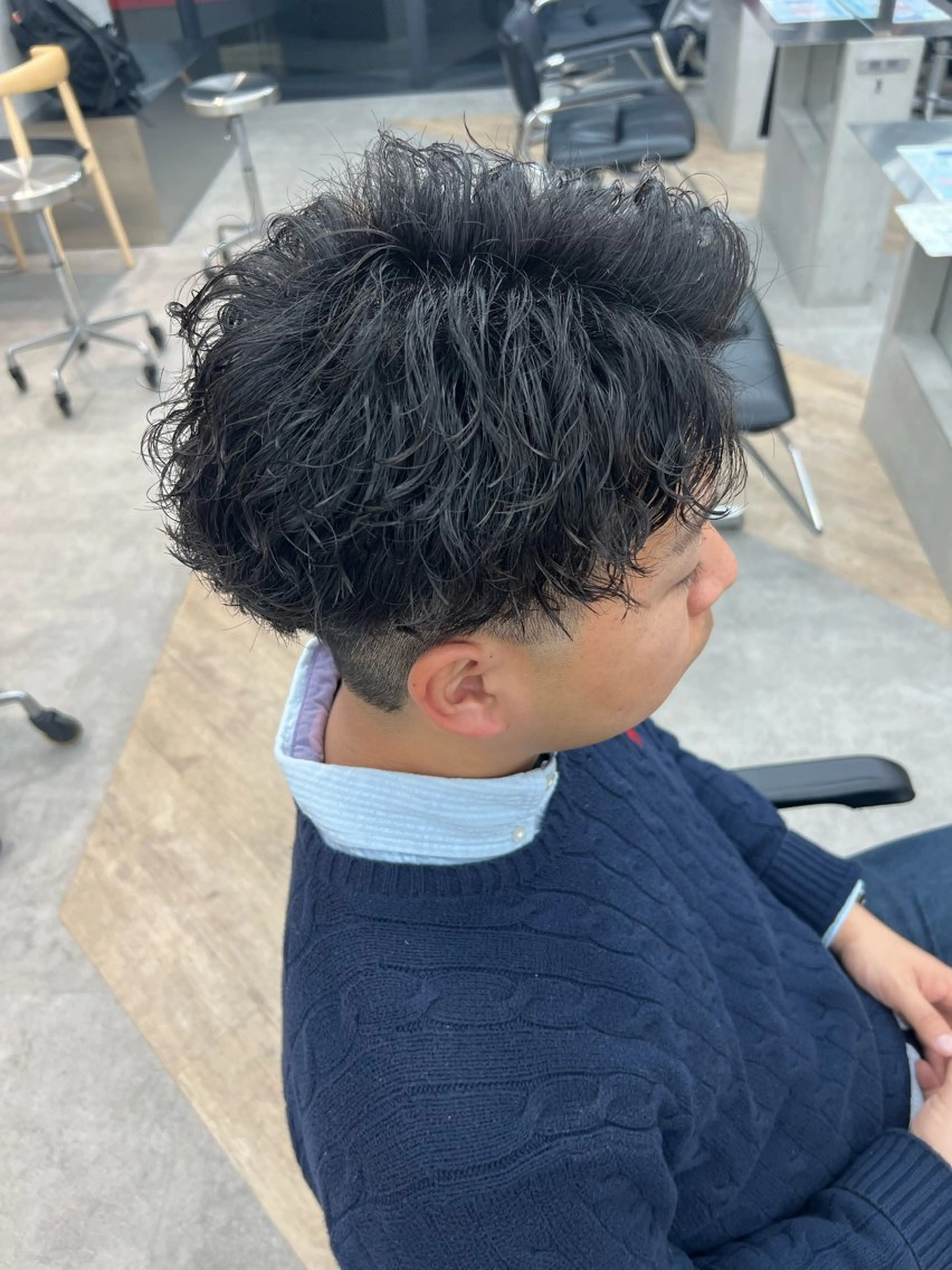 パーマ メンズ パーマ 🌀toa/波巻き✨ /メンズパーマ／栄のヘアスタイル