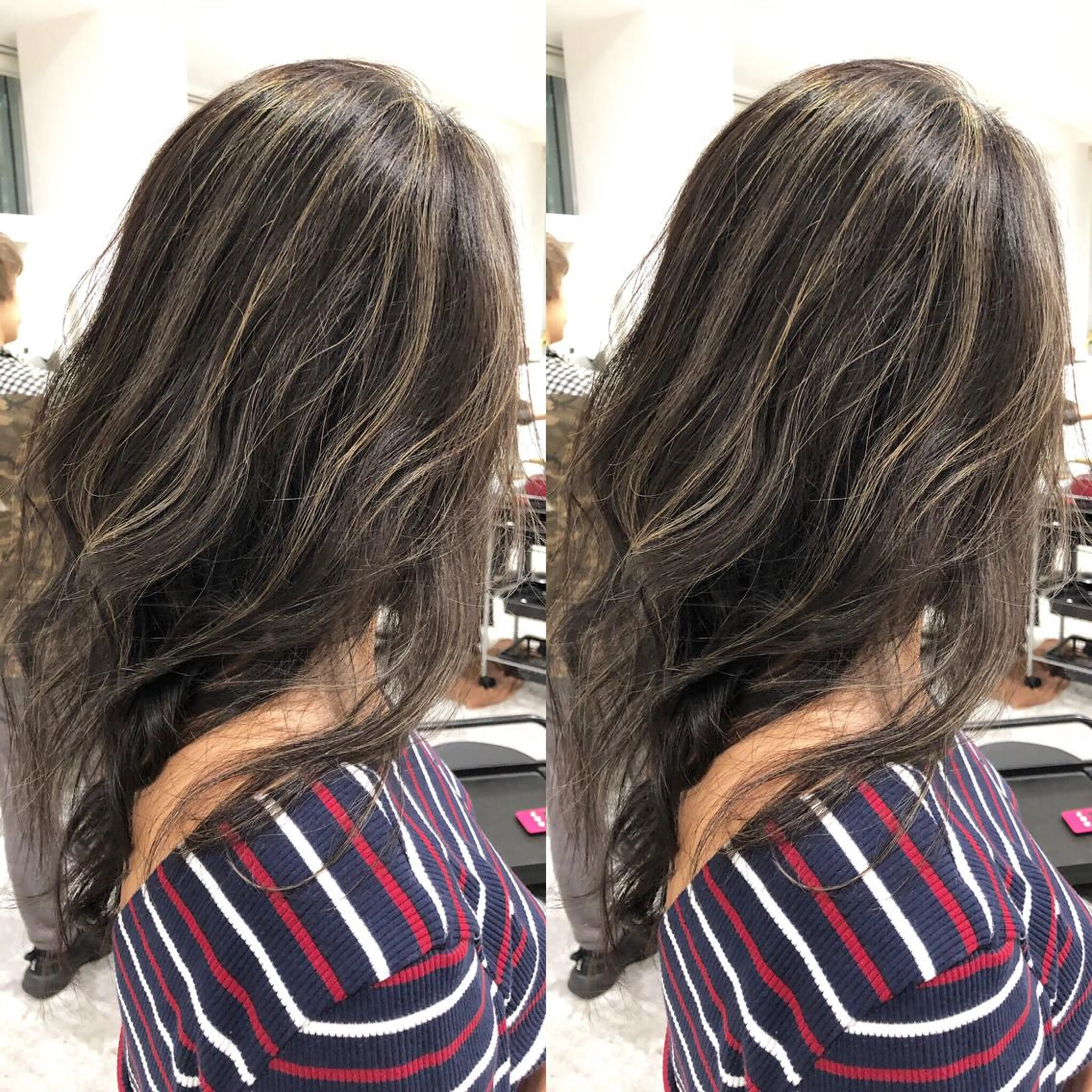 ミディアム カラー ハイライトカラー ハイライト カット ヘアカラー トリートメント JILBLAN京都 ショート/ハイライトのヘアスタイル