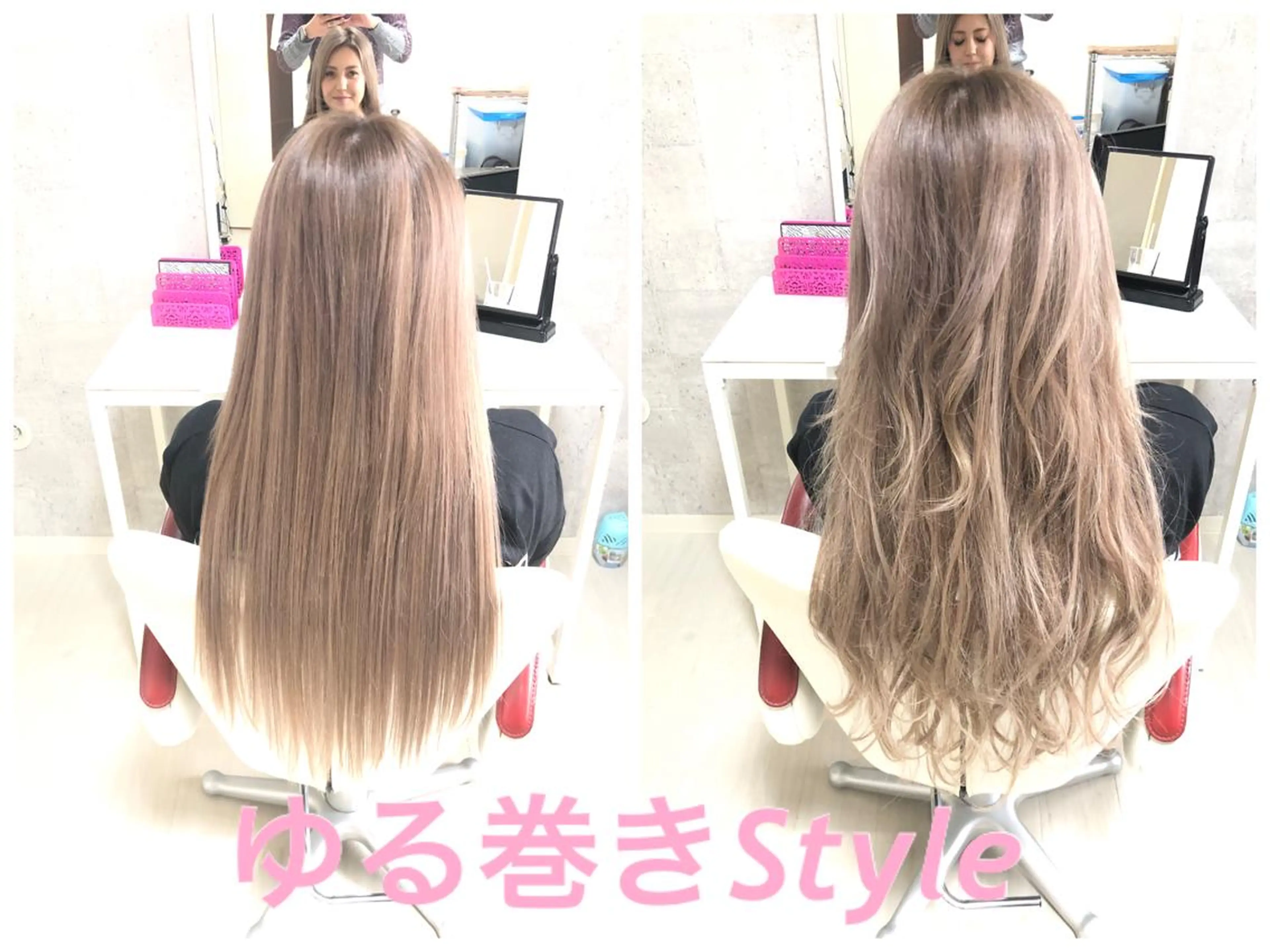 ロング エクステ ドレスアップ心斎橋店所属・🌸ドレスアップ 心斎橋店🌸のヘアスタイル