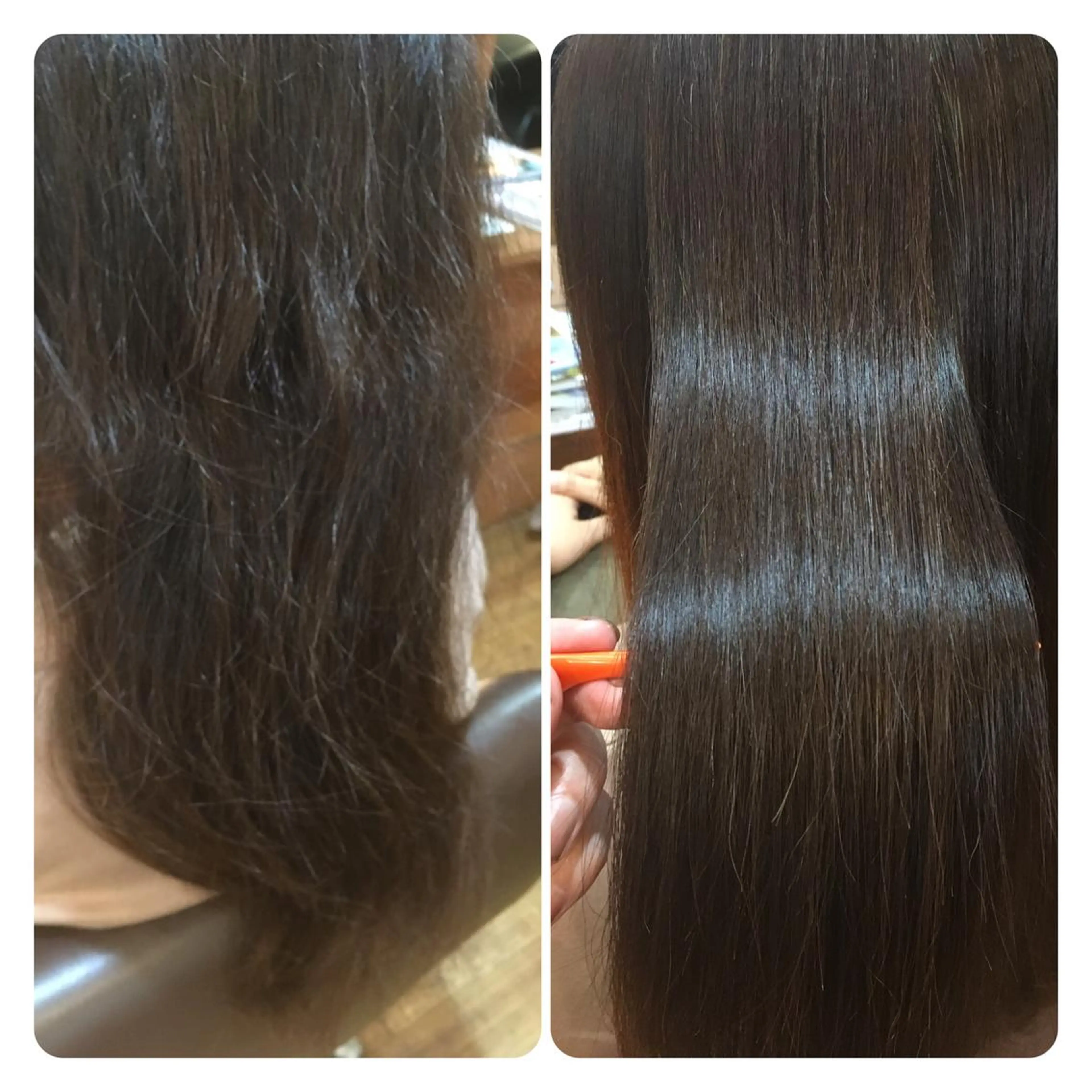 ロング パーマ カット 縮毛矯正 トリートメント 菅村 勇亮のヘアスタイル