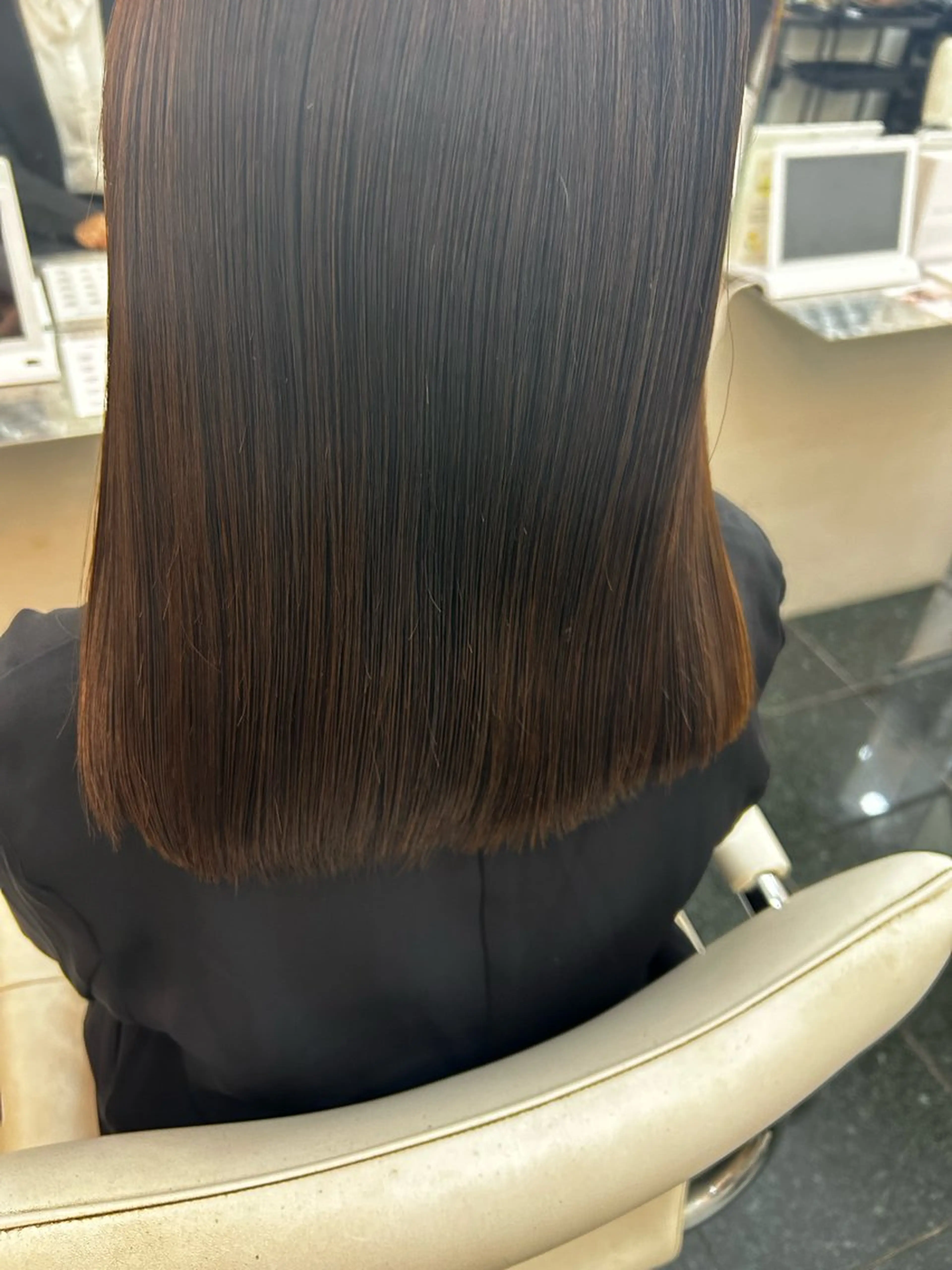 ミディアム ガーリー×韓国🎀 ⟡.·天野結良⟡.·のヘアスタイル