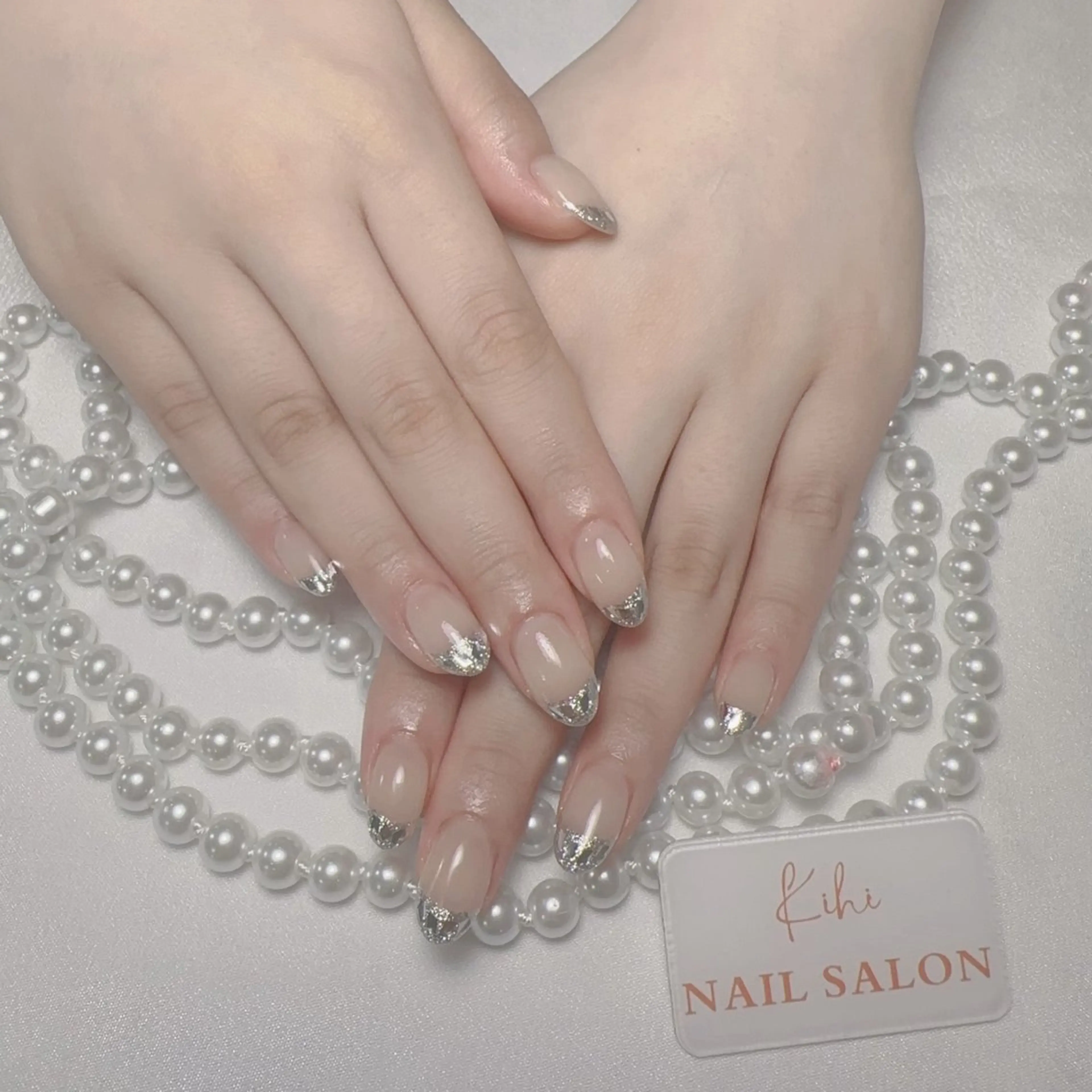 ネイル アートネイル フレンチネイル ジェルネイル グラデーション 韓国ネイル ハンドネイル さくら💮💮 【オフ無料】のネイルデザイン