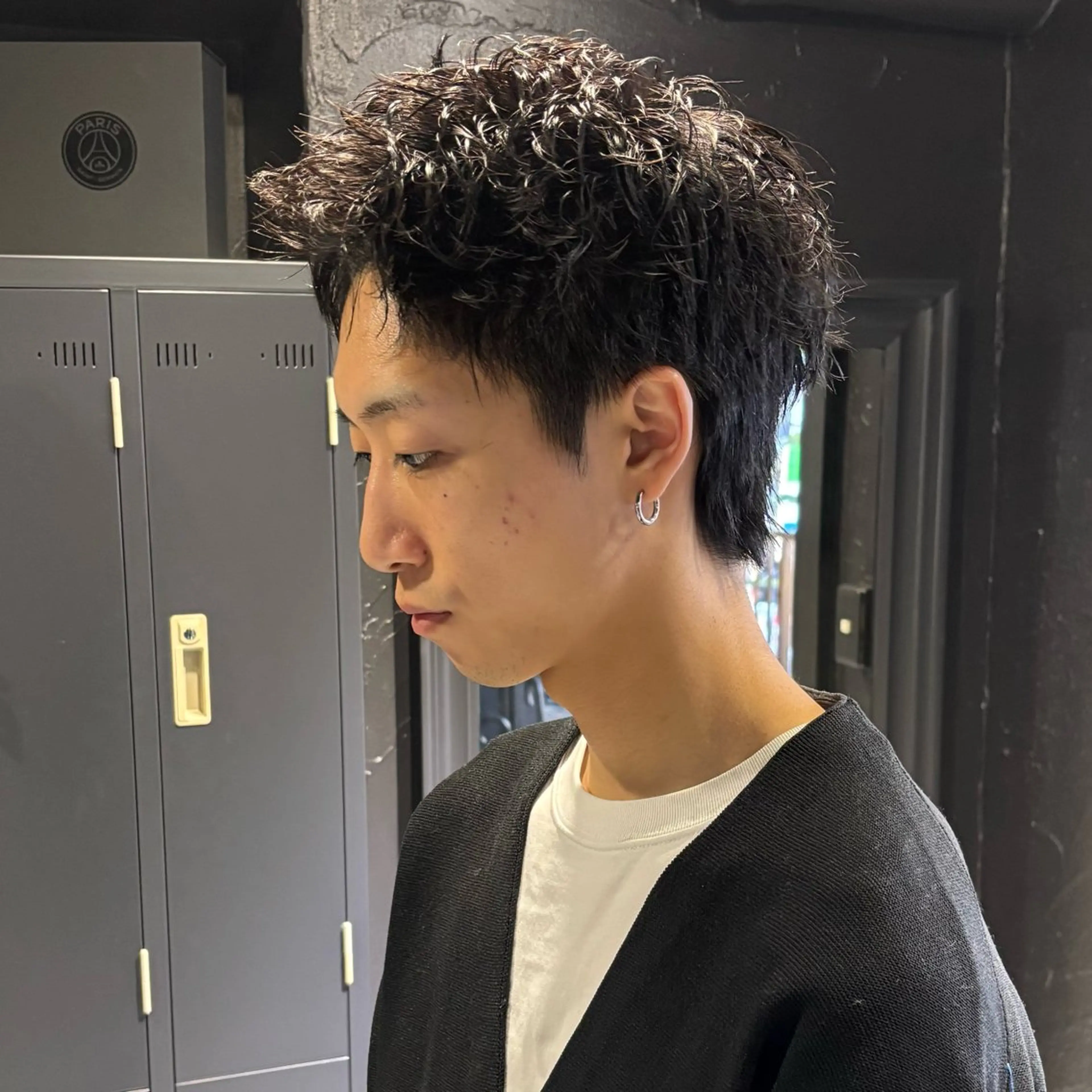 ショート パーマ メンズ メンズパーマ スパイキーショート ショートヘア カット パーマ スパイキーショート アメ村【戸兵吏駒】のヘアスタイル