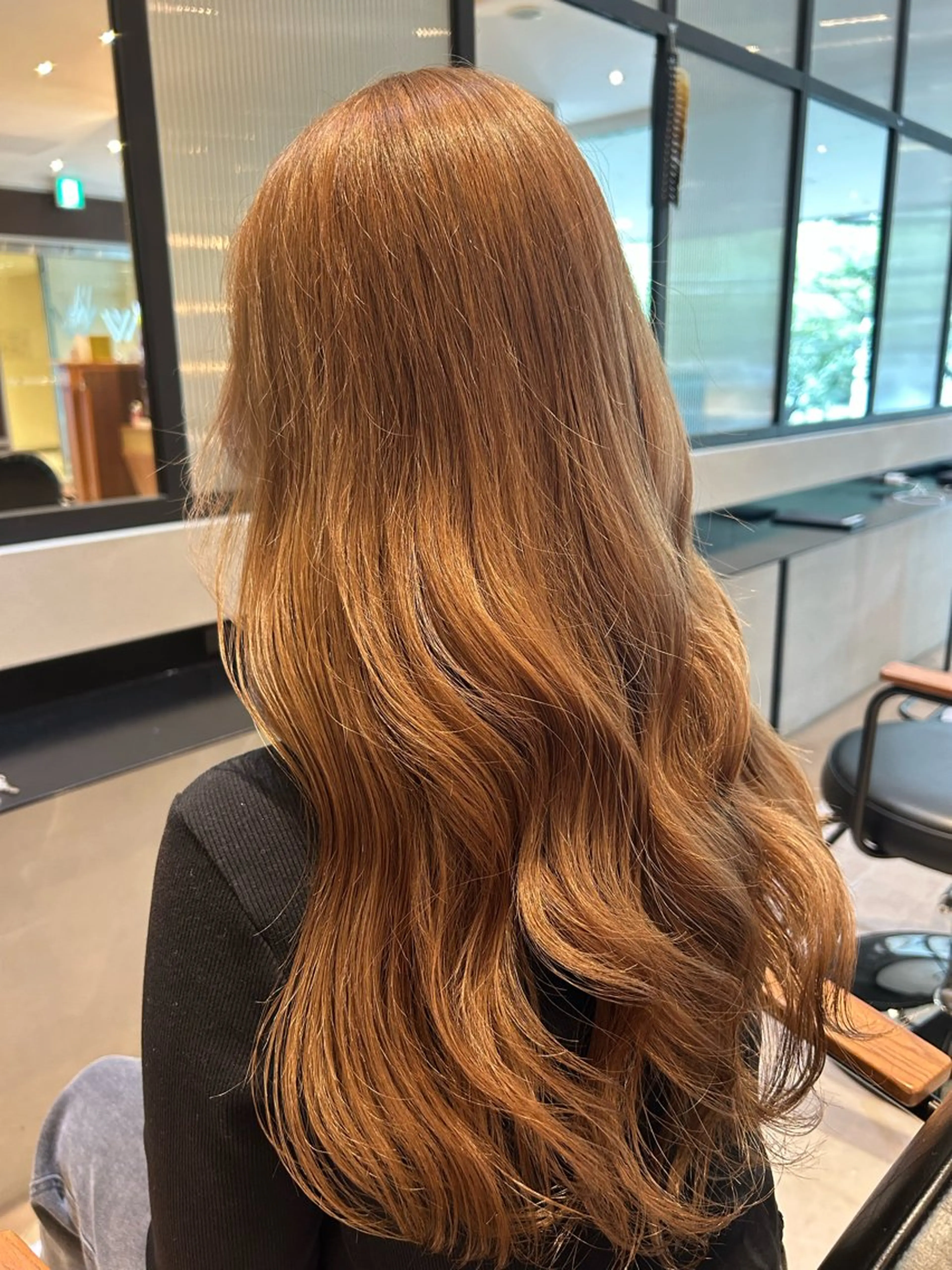 セミロング ヘアアレンジ ヘアセット 縮毛矯正/カット/ 韓国ヘア/蛯原🍤のヘアスタイル