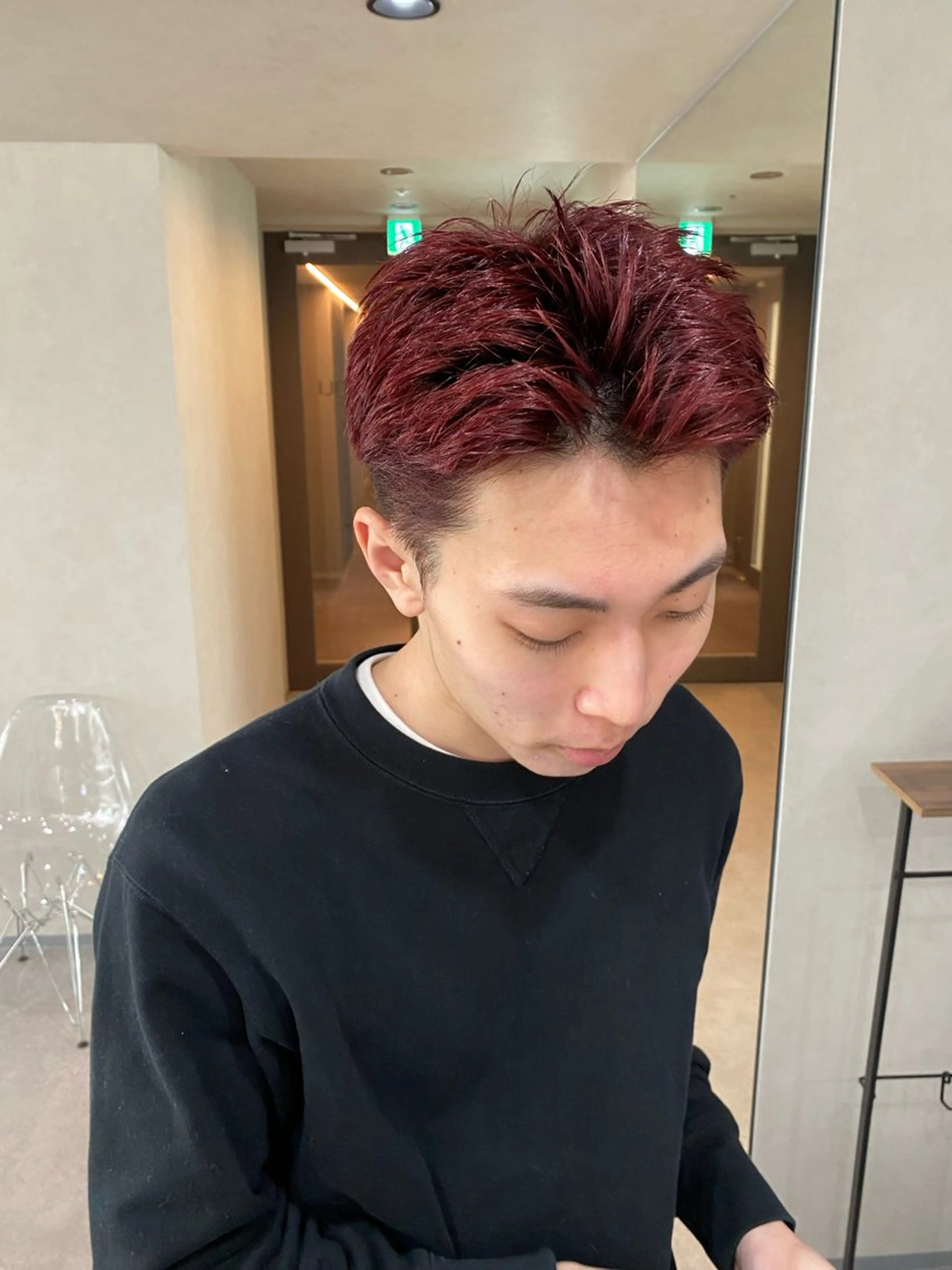 🍷ブリーチなしワンカラー🍇＋トリートメント💆‍♀️✨の写真