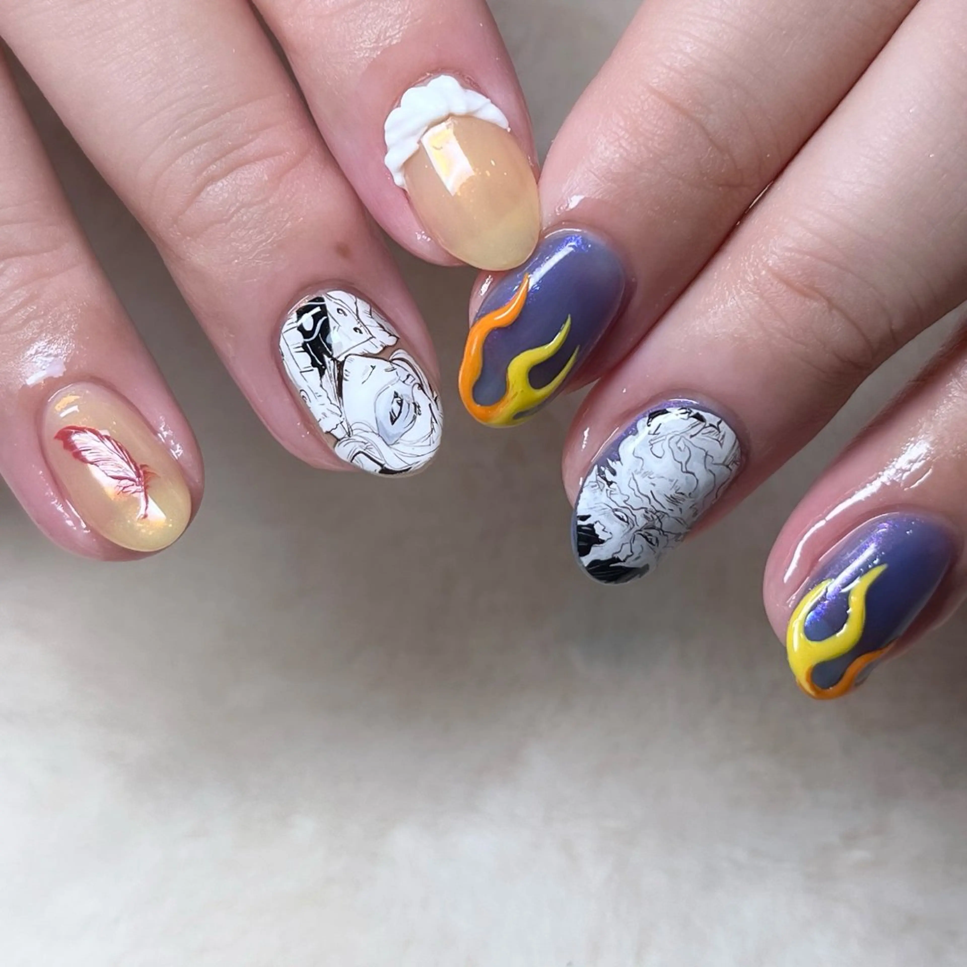 ネイル アートネイル ハンドネイル METORO NAILのネイルデザイン