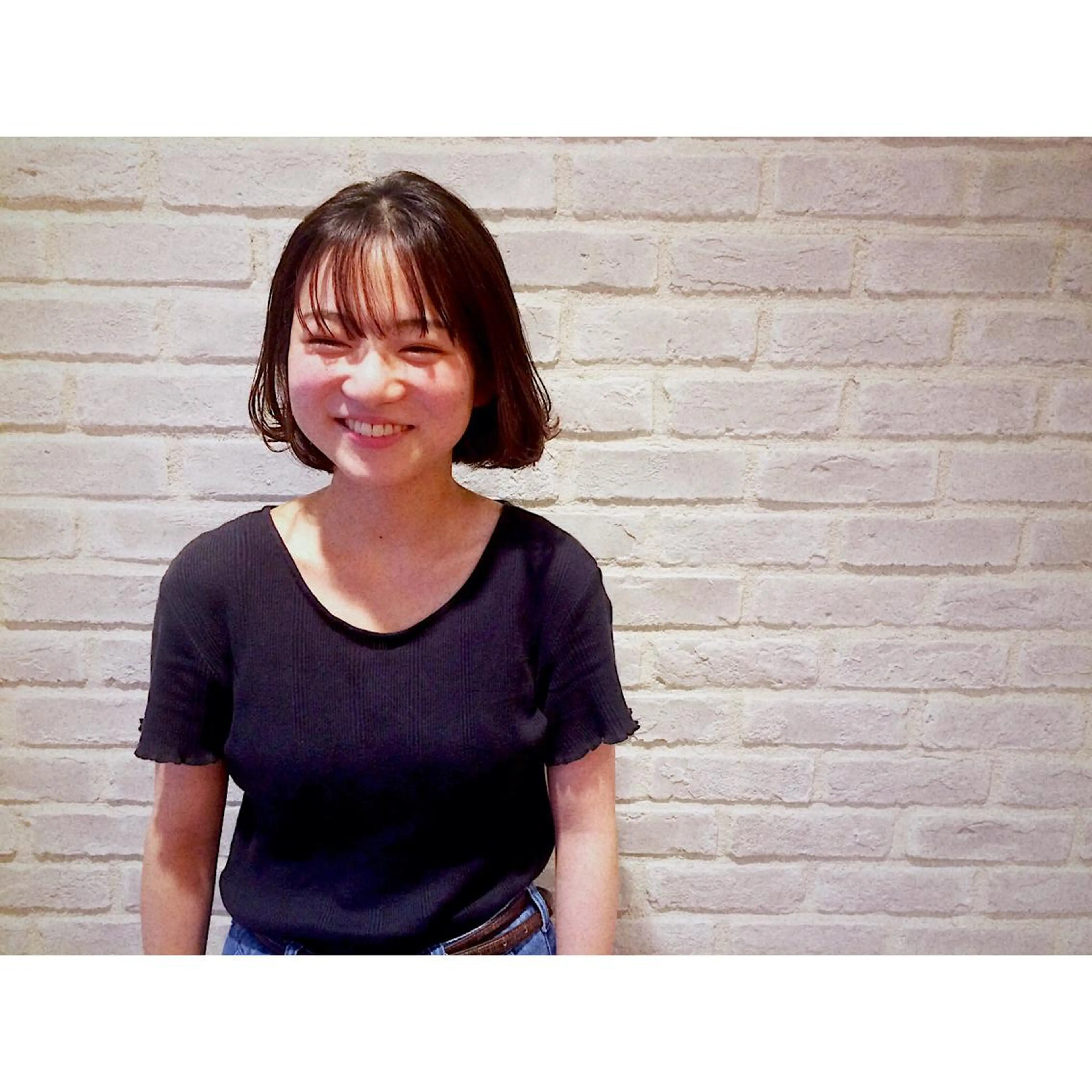 ショート カラー パーマ ヘアアレンジ 藤井 菜緒のヘアスタイル