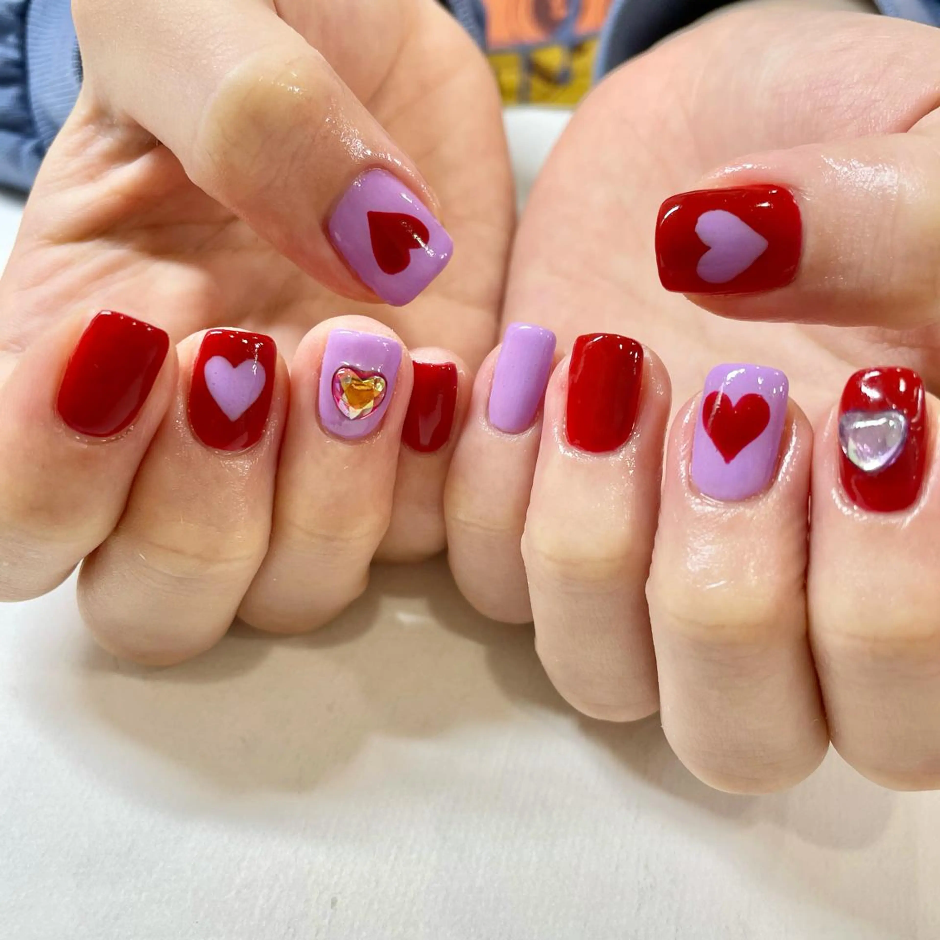 ネイル ハート ハンドネイル フットネイル 🎀AYAKO 🎀中韓ネイルのネイルデザイン