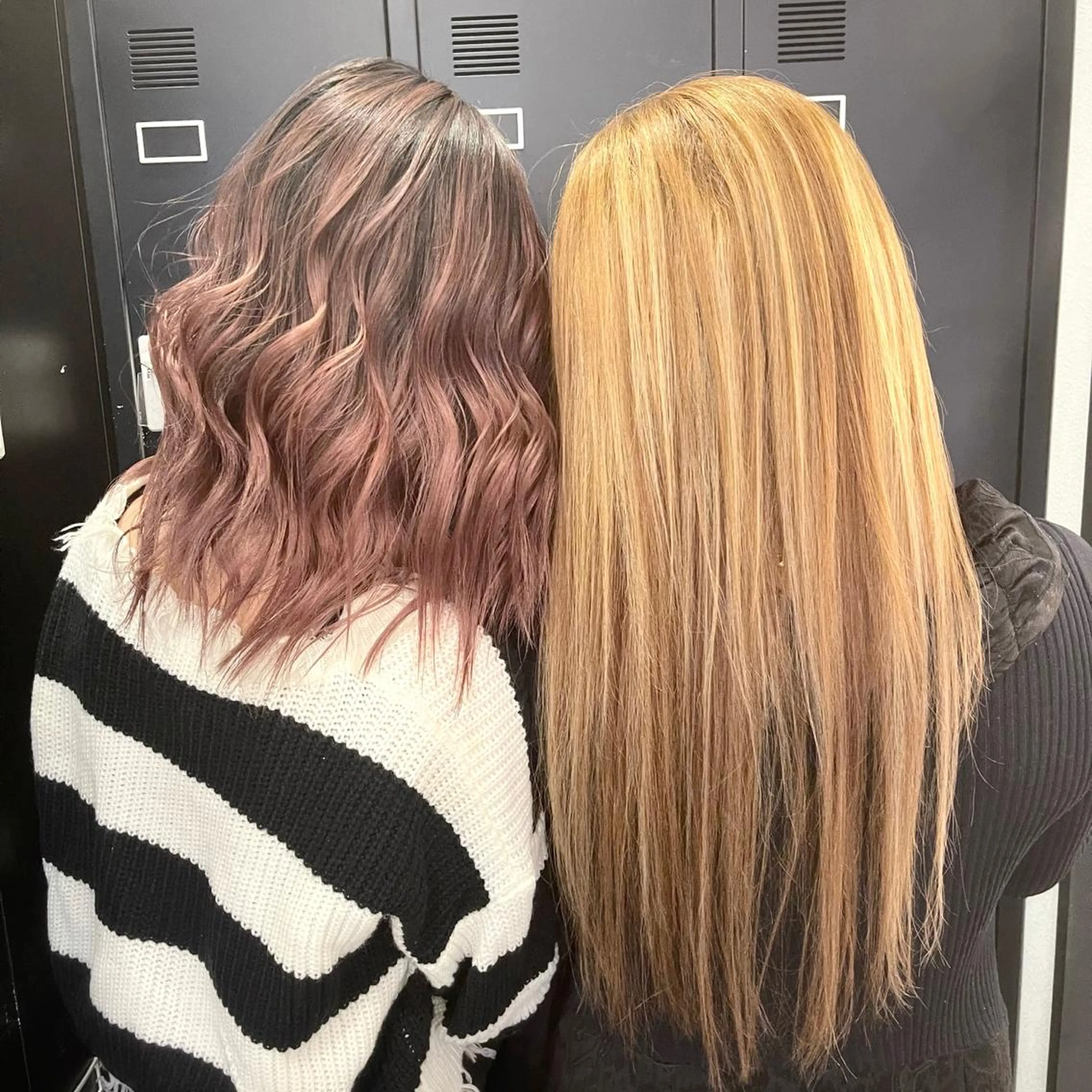 ミディアム カラー ヘアアレンジ バレイヤージュ デザインカラー ハイライトカラー 外国人風カラー ハイライト アンドウ ユウ/ レイヤーカット/韓国のヘアスタイル