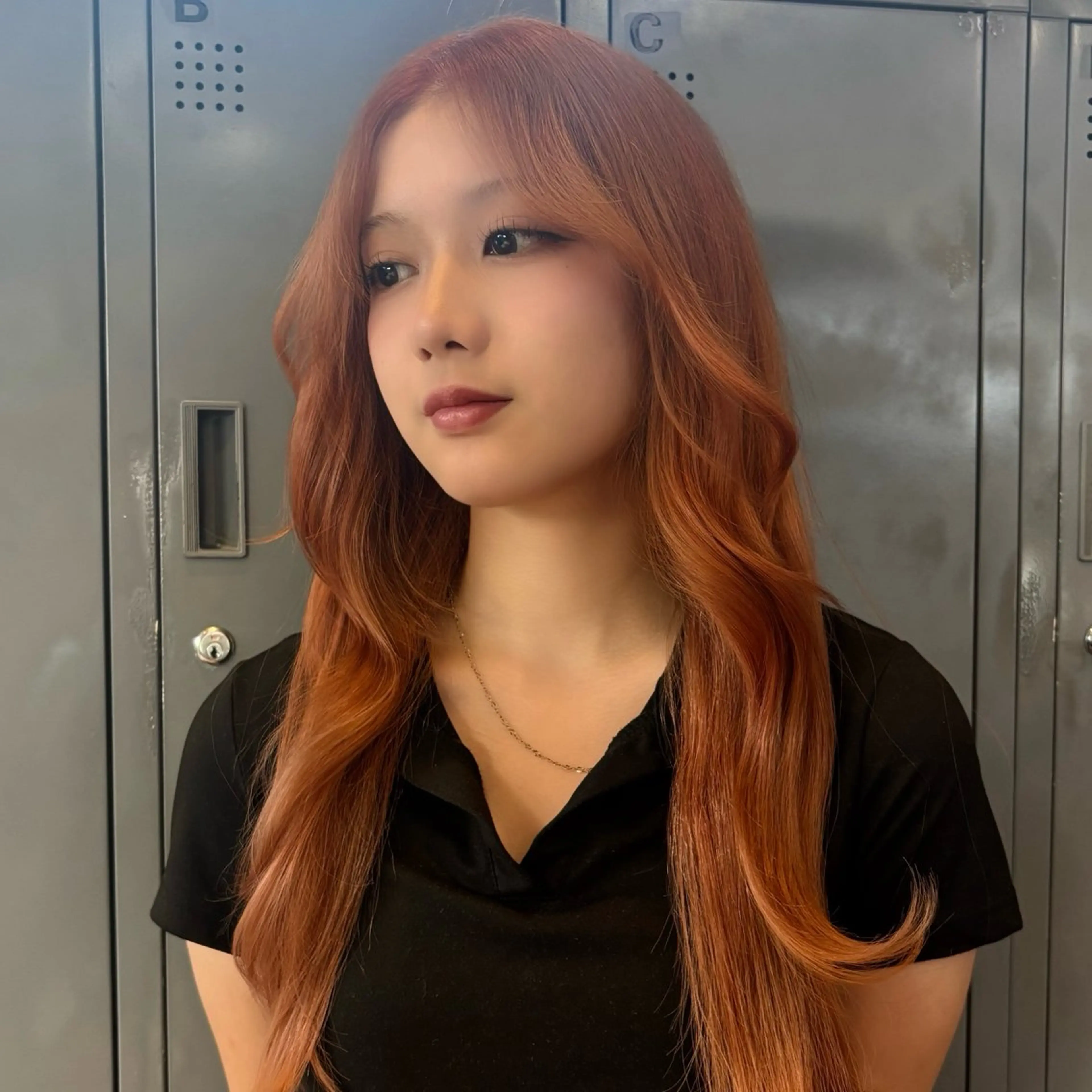 ロング カット ヘアカラー トリートメント ☘️かわいいハイトー ン☘️nonokaのヘアスタイル