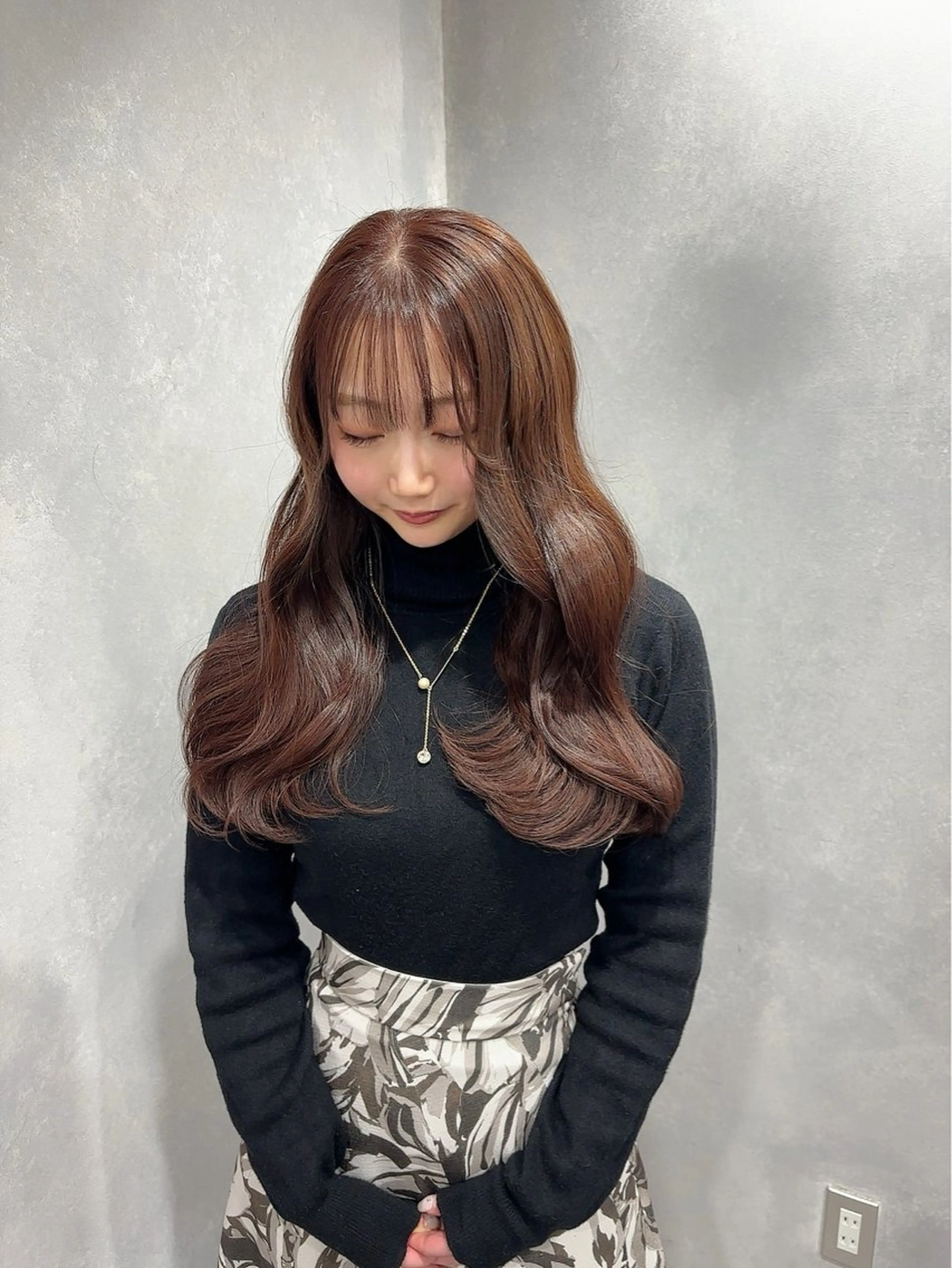 ロング カラー カット ヘアカラー トリートメント 🫧 栄ハイトーン Yasuyo🫧のヘアスタイル