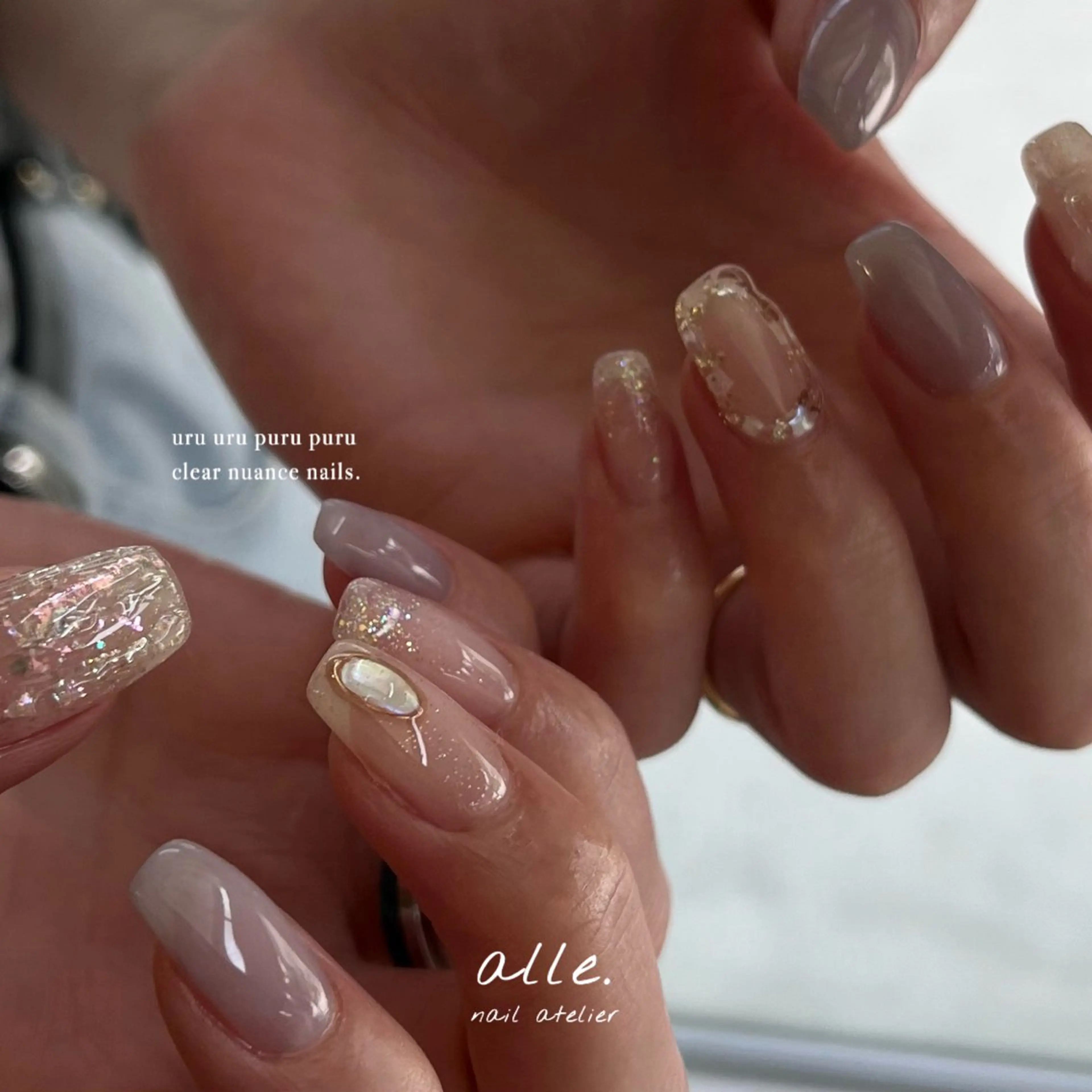 ネイル ハンドネイル atelier alle.のネイルデザイン
