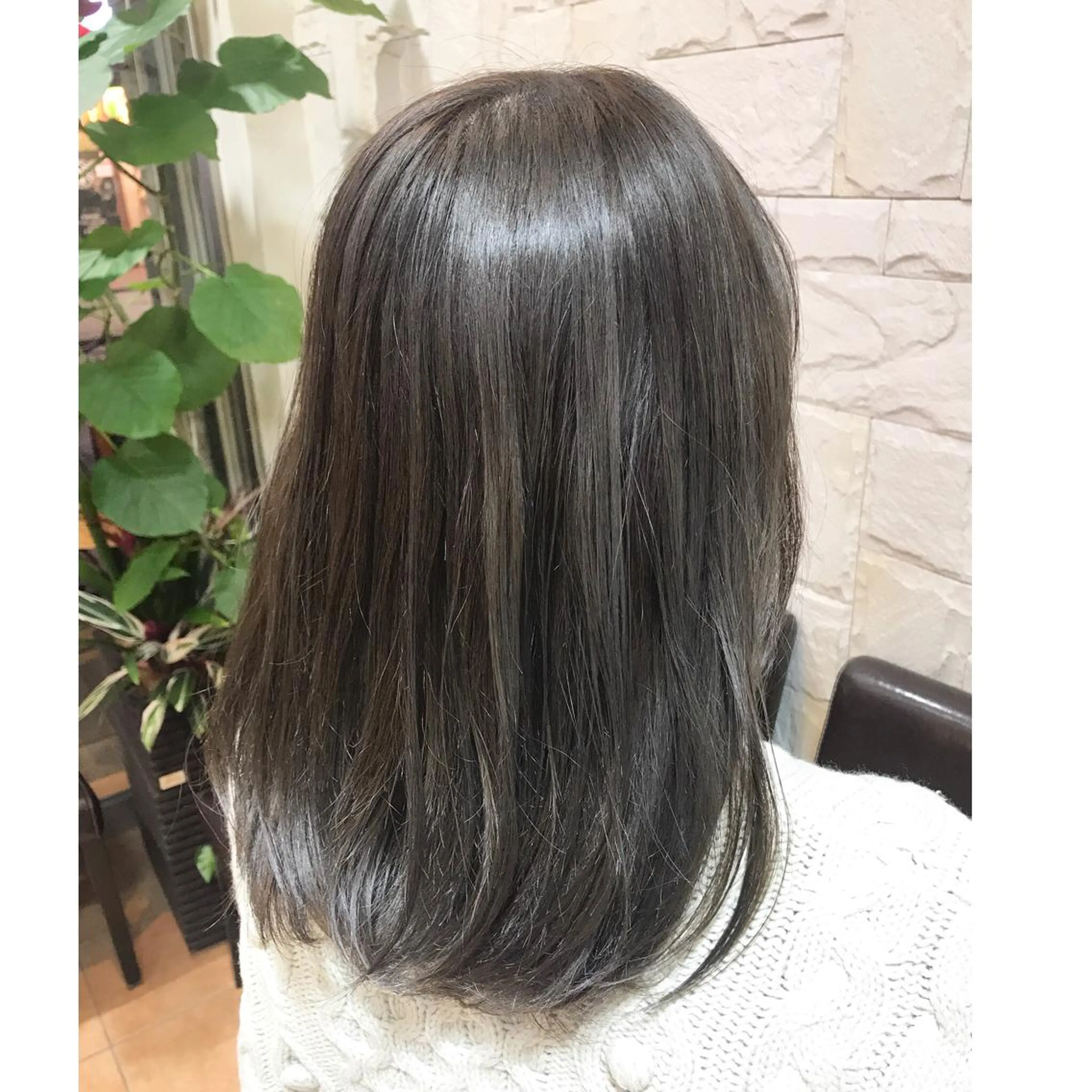 ミディアム カラー 髪質改善 艶髪🔵ﾌｾﾅｵﾔのヘアスタイル