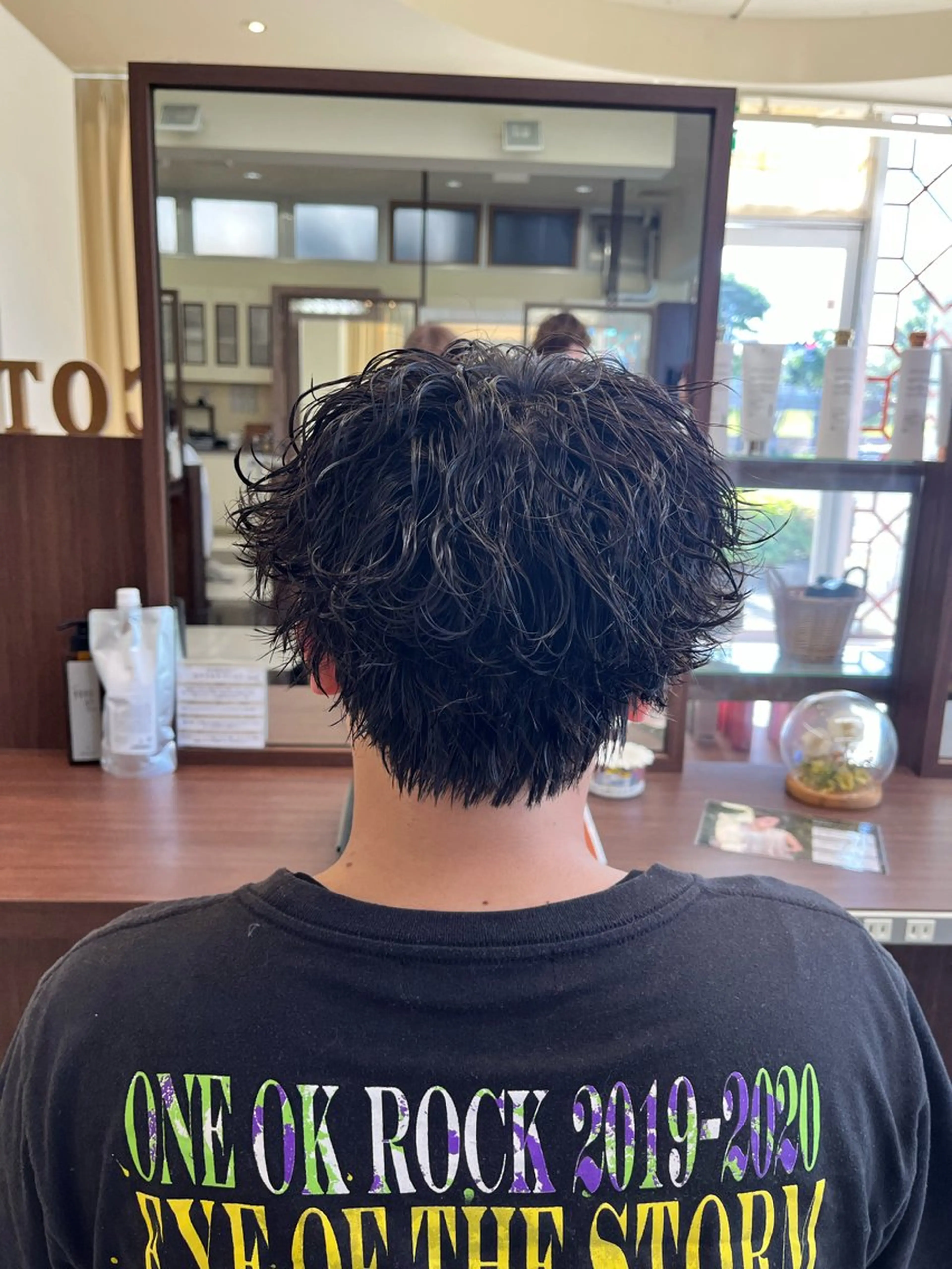 ショート パーマ メンズ マッシュ メンズパーマ 刈り上げ 波巻きパーマ スパイラルパーマ AROH  men's cut&men's perm 船橋店所属・🧊メンズ特化🧊 高木航希のヘアスタイル