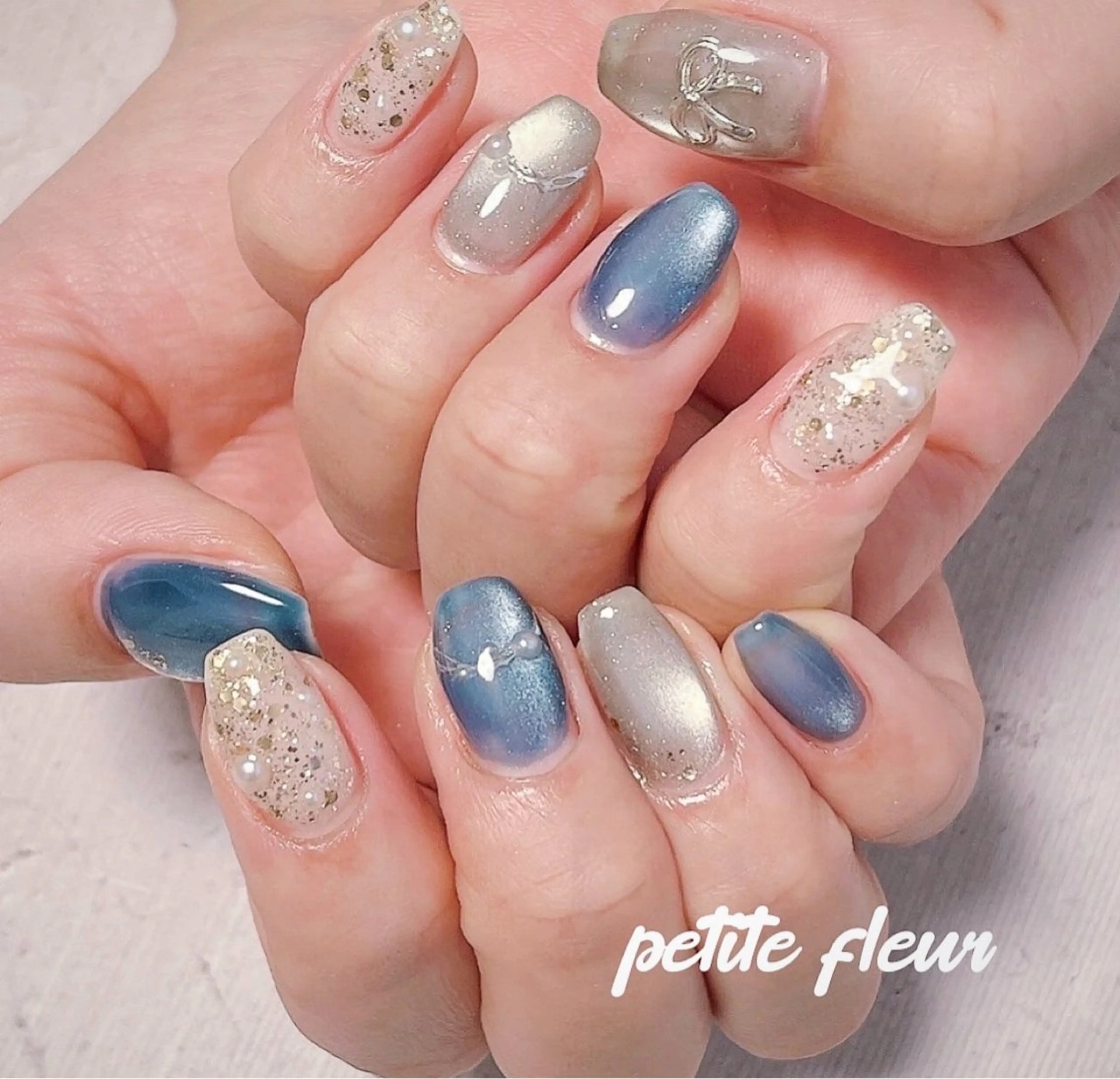 ネイル ハンドネイル ビューティーサロン プチフルールのネイルデザイン