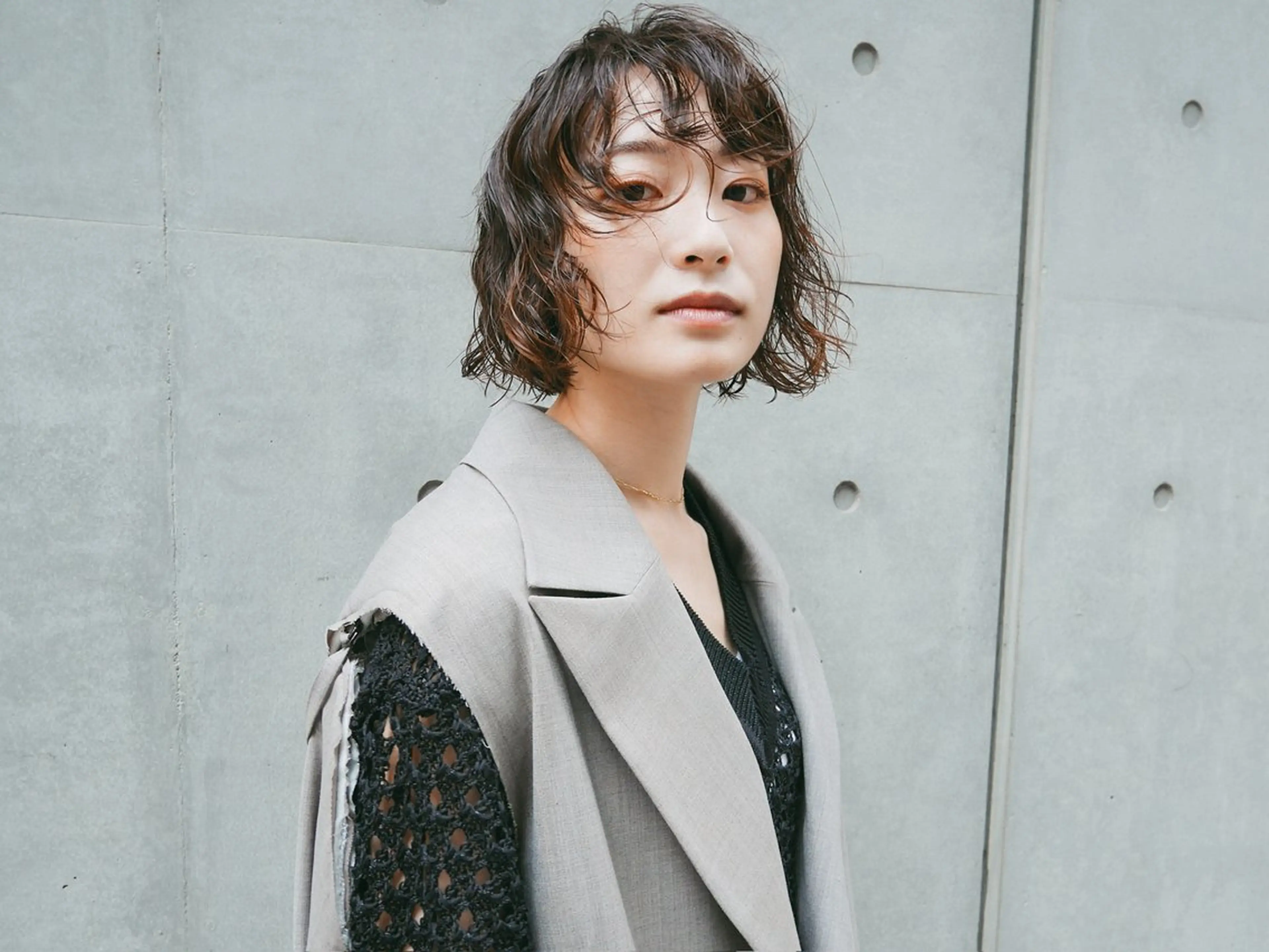 ショート パーマ ボブ レイヤーカット/矢野 貴規のヘアスタイル