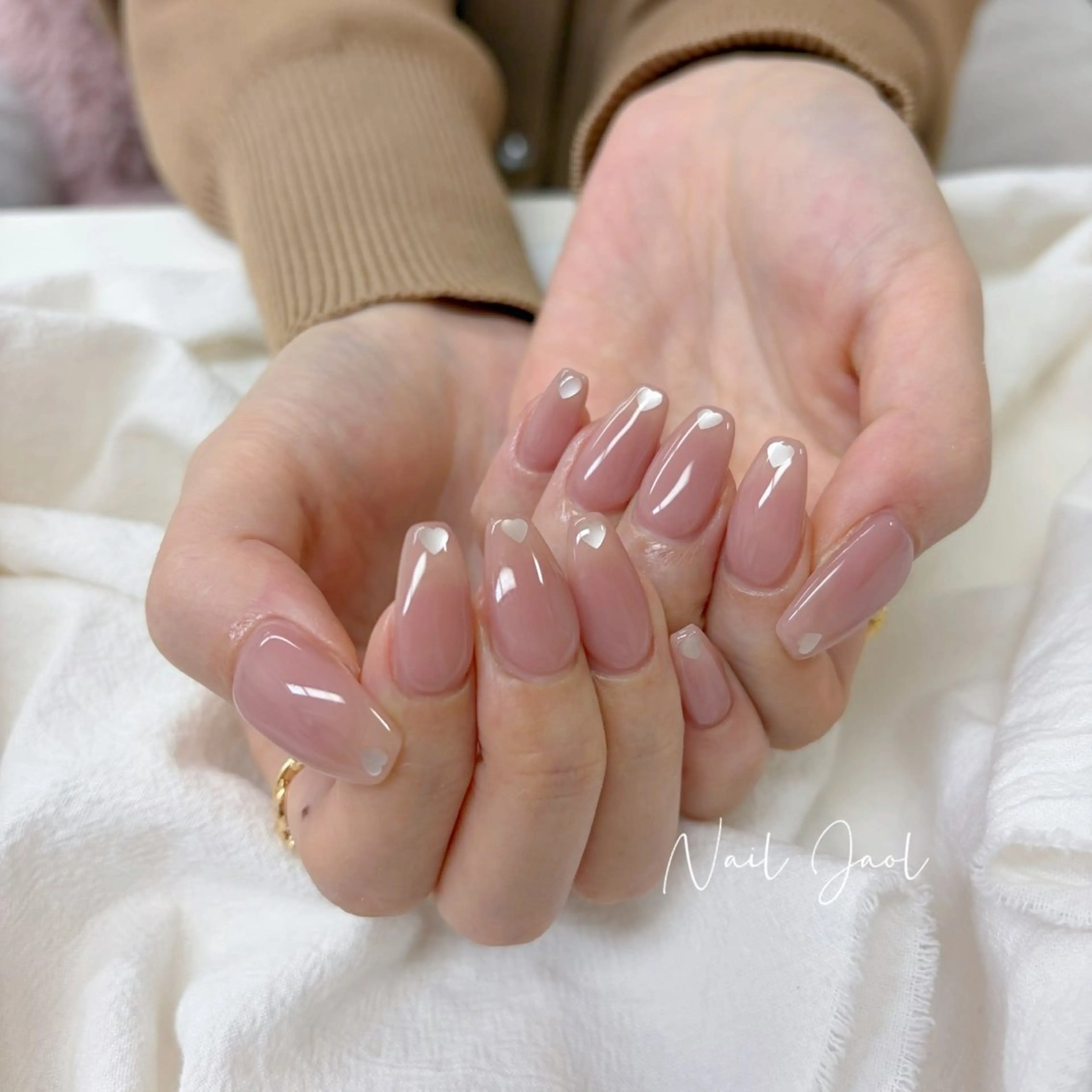 ロング 韓国風ヘア ハンドネイル nail jaol池袋店所属・ネイルJaol 池袋のネイルデザイン