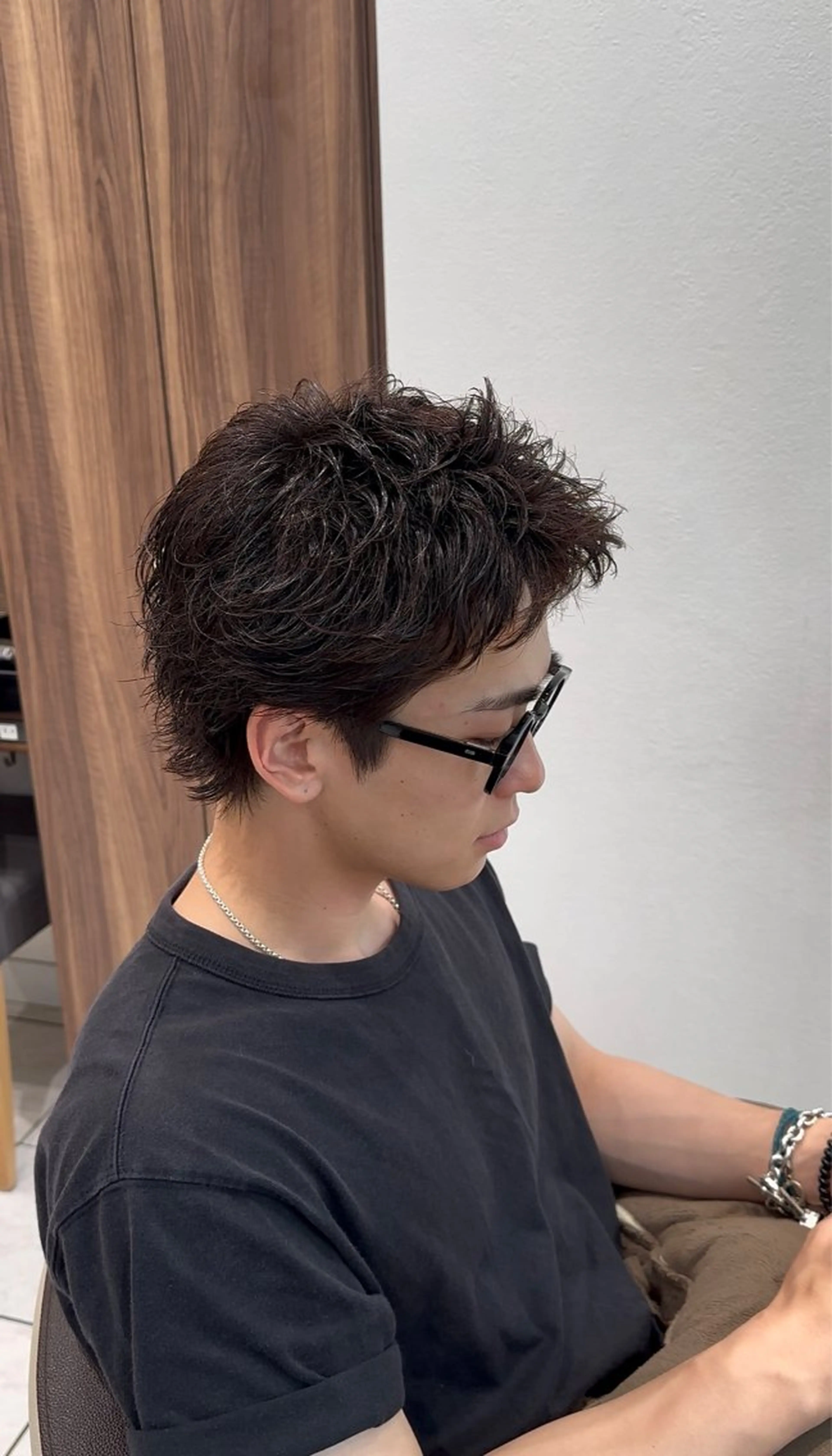 パーマ メンズ カット パーマ 荻巣 うららのヘアスタイル