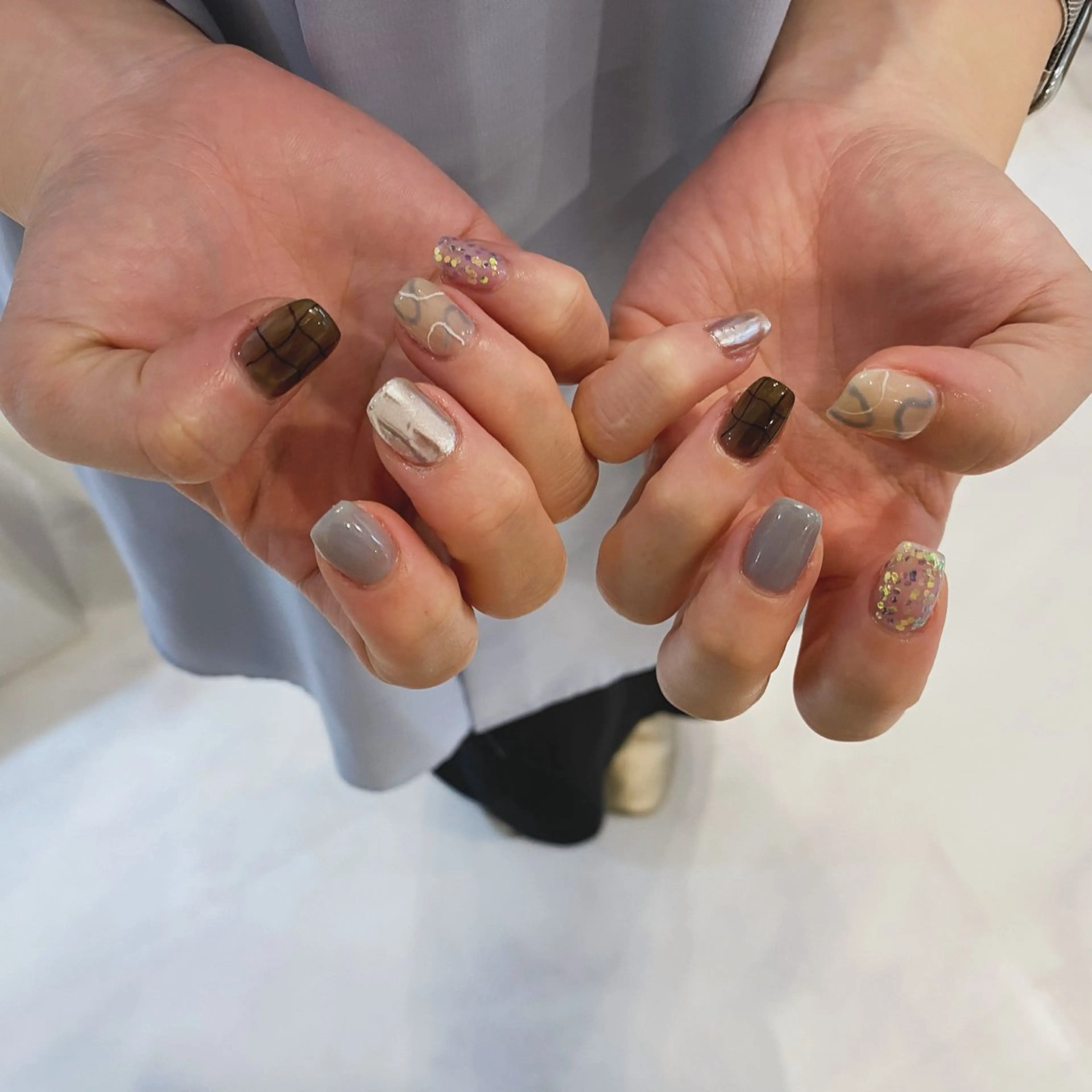 ネイル Yu_me北堀江店所属・Yu_me北堀江 shinoのネイルデザイン