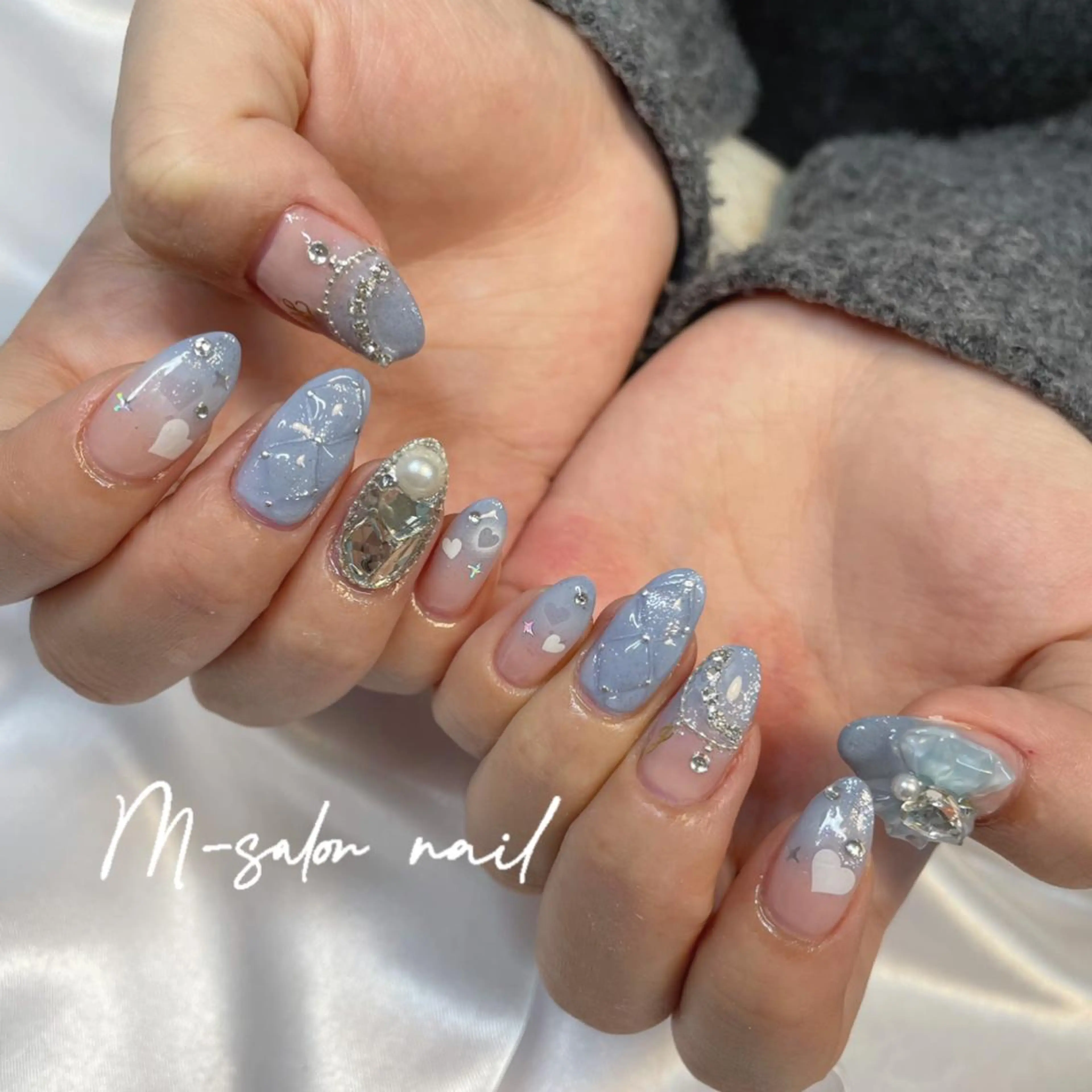 ネイル ハンドネイル 韓国/網紅/パーツ M-salonのネイルデザイン