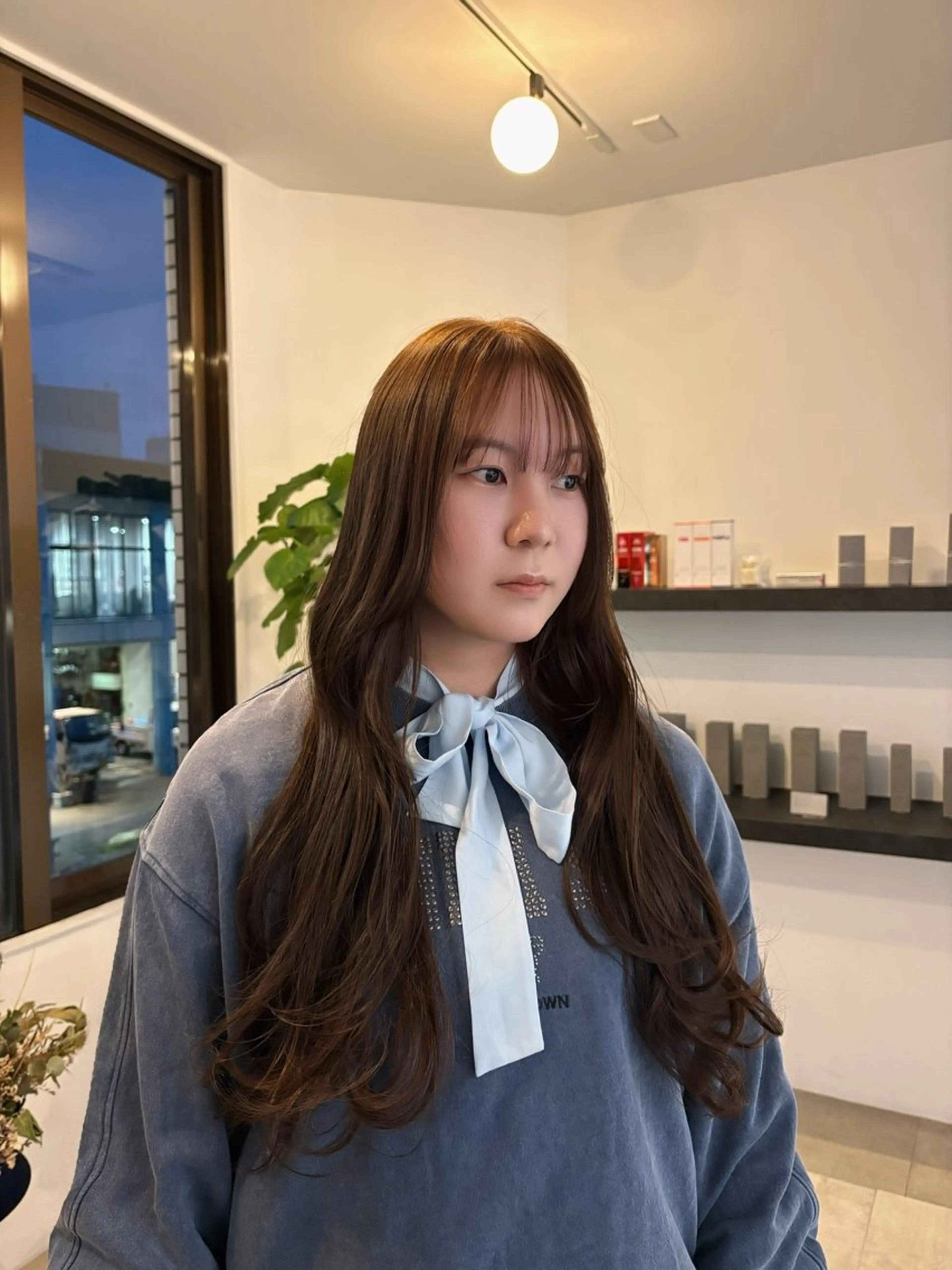 ロング レイヤーカット 中宗 哲平のヘアスタイル