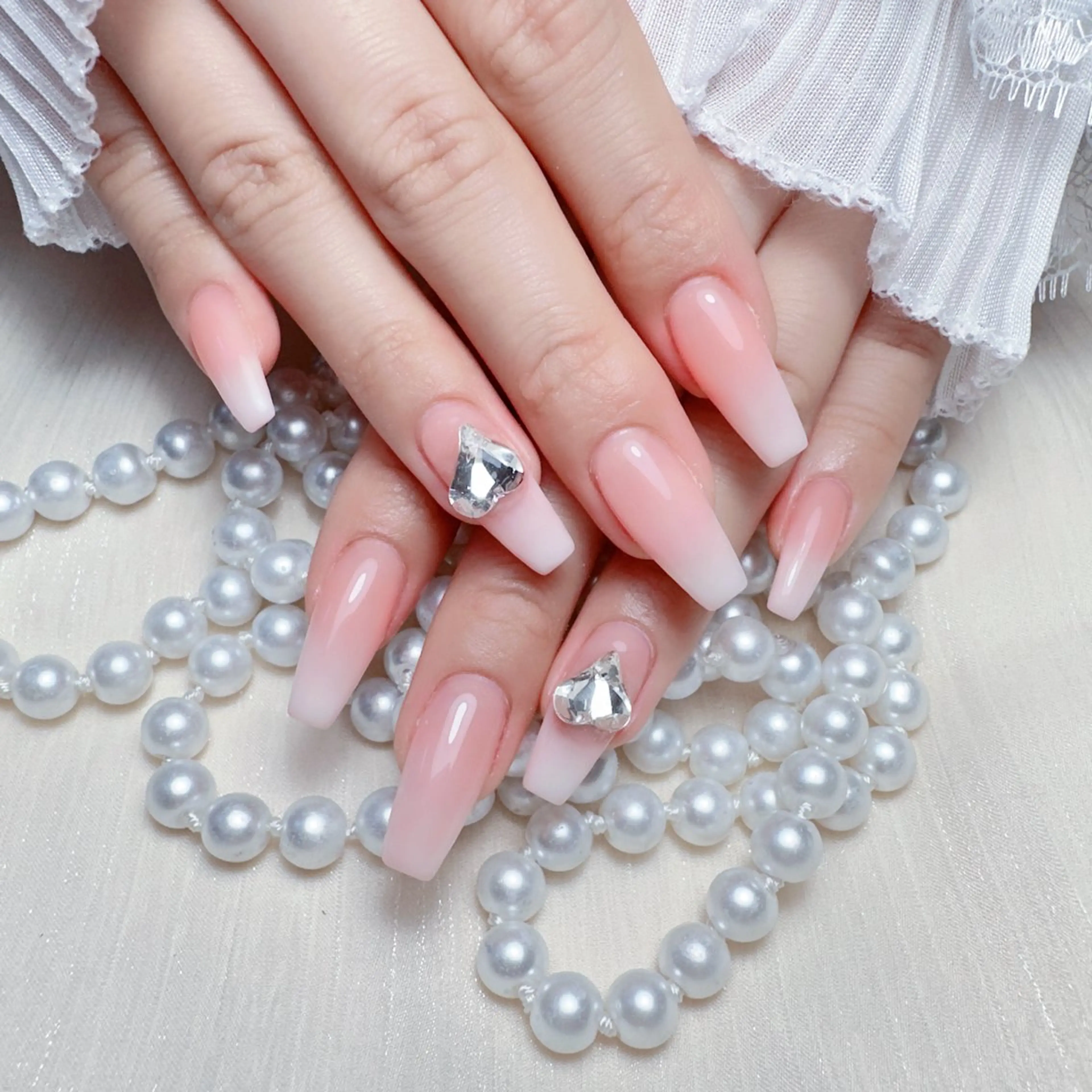 ネイル ハンドネイル M🌷nail 長さだし専門店のネイルデザイン