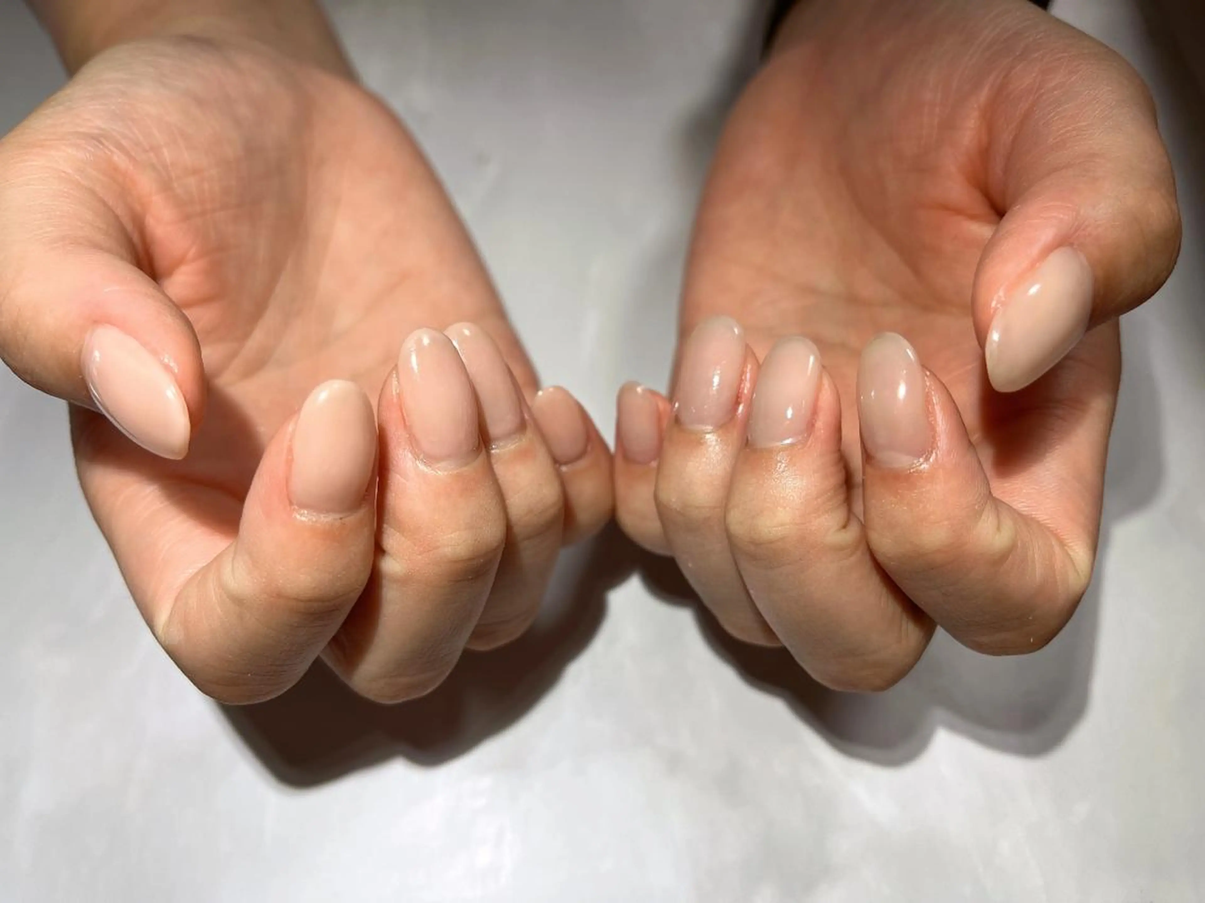 ネイル ジェルネイル ワンカラーネイル パラジェル 上村 未来のネイルデザイン