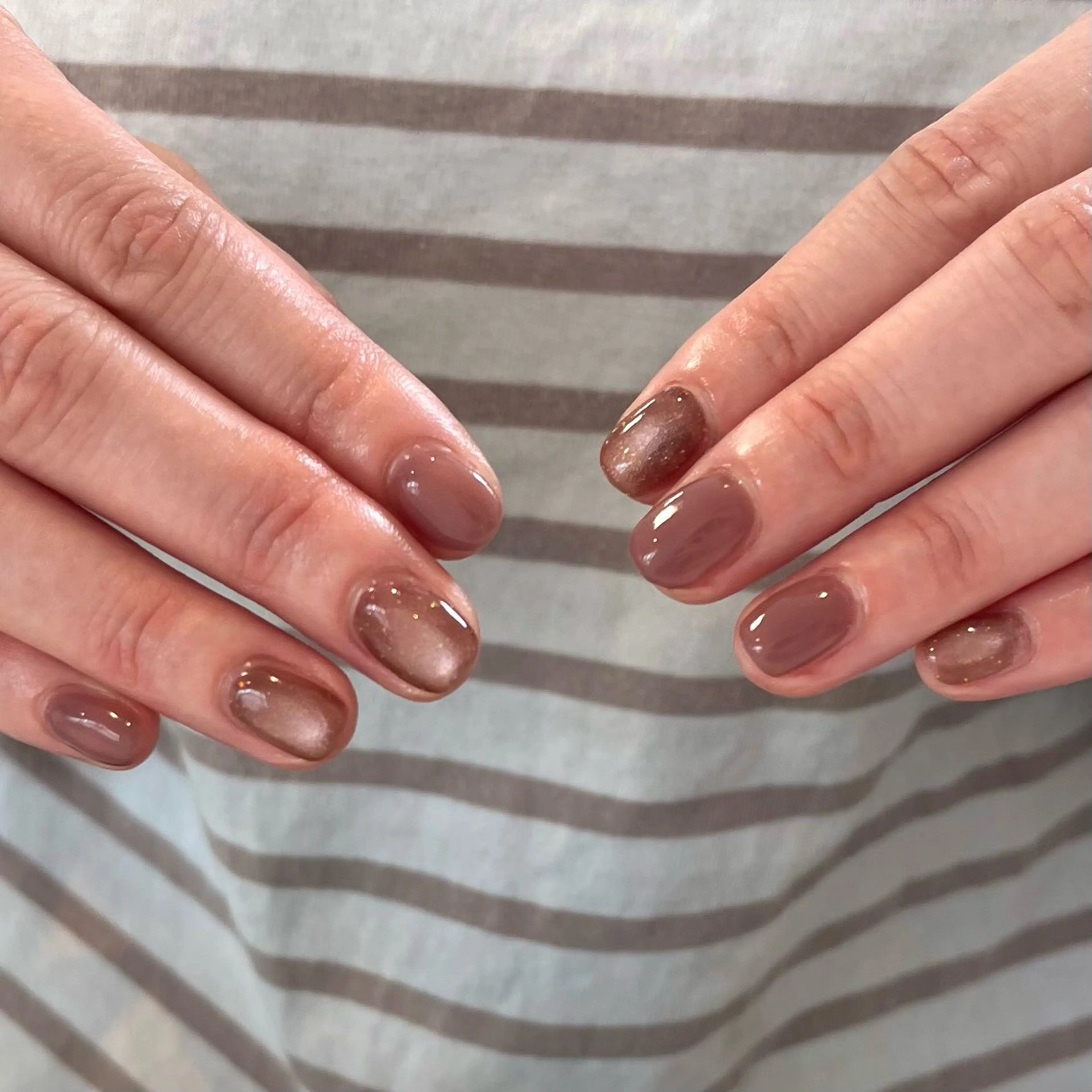 ネイル フラッシュネイル マグネットネイル Halo Nail所属・Halo Nail ／Miuのネイルデザイン