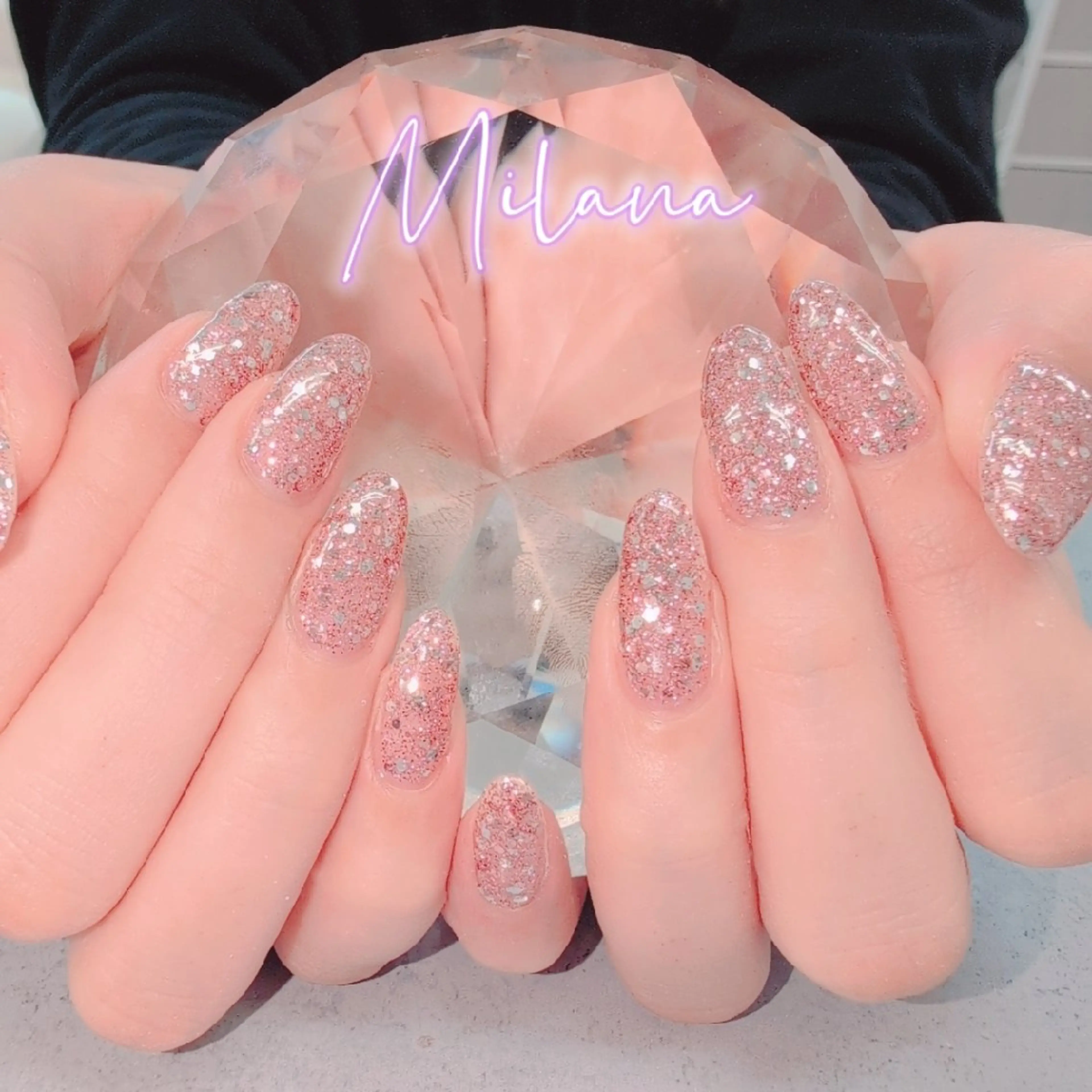 ネイル ワンカラーネイル ハンドネイル Milana 川瀬のネイルデザイン