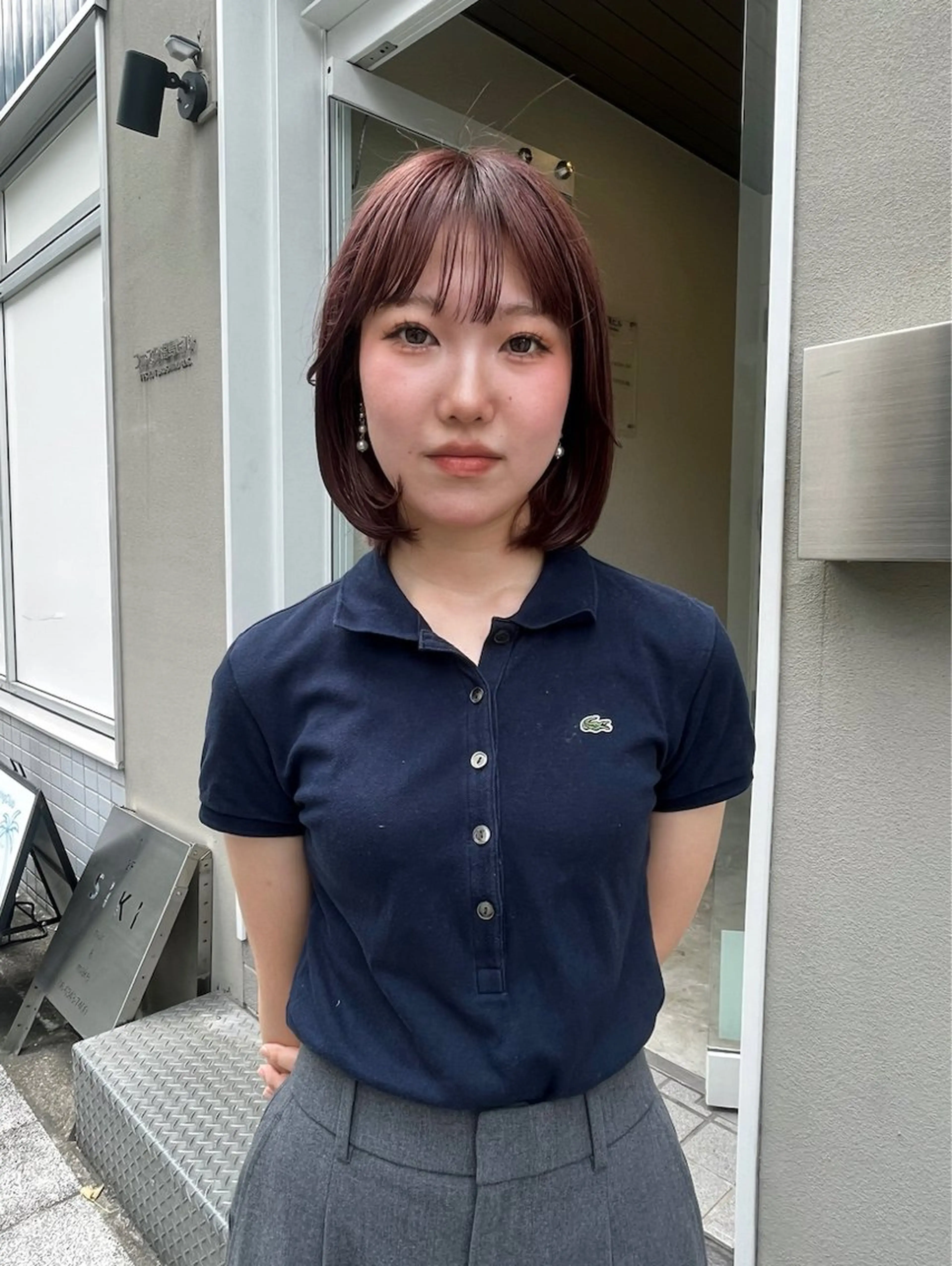 ショート カラー 透明感カラー sliver ・siki /YUIのヘアスタイル