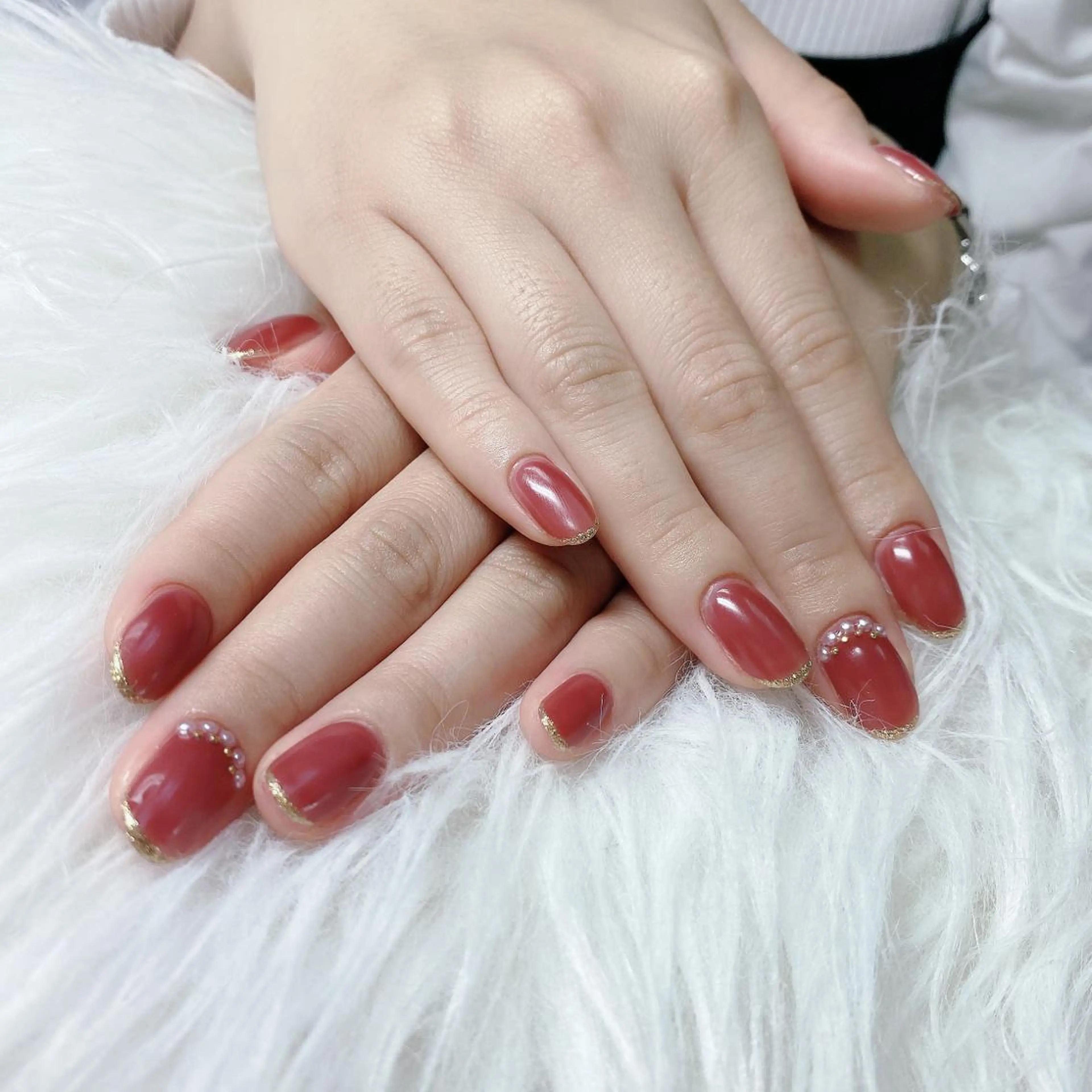 カラー ネイル UniqueNail 長さだし専門店のネイルデザイン