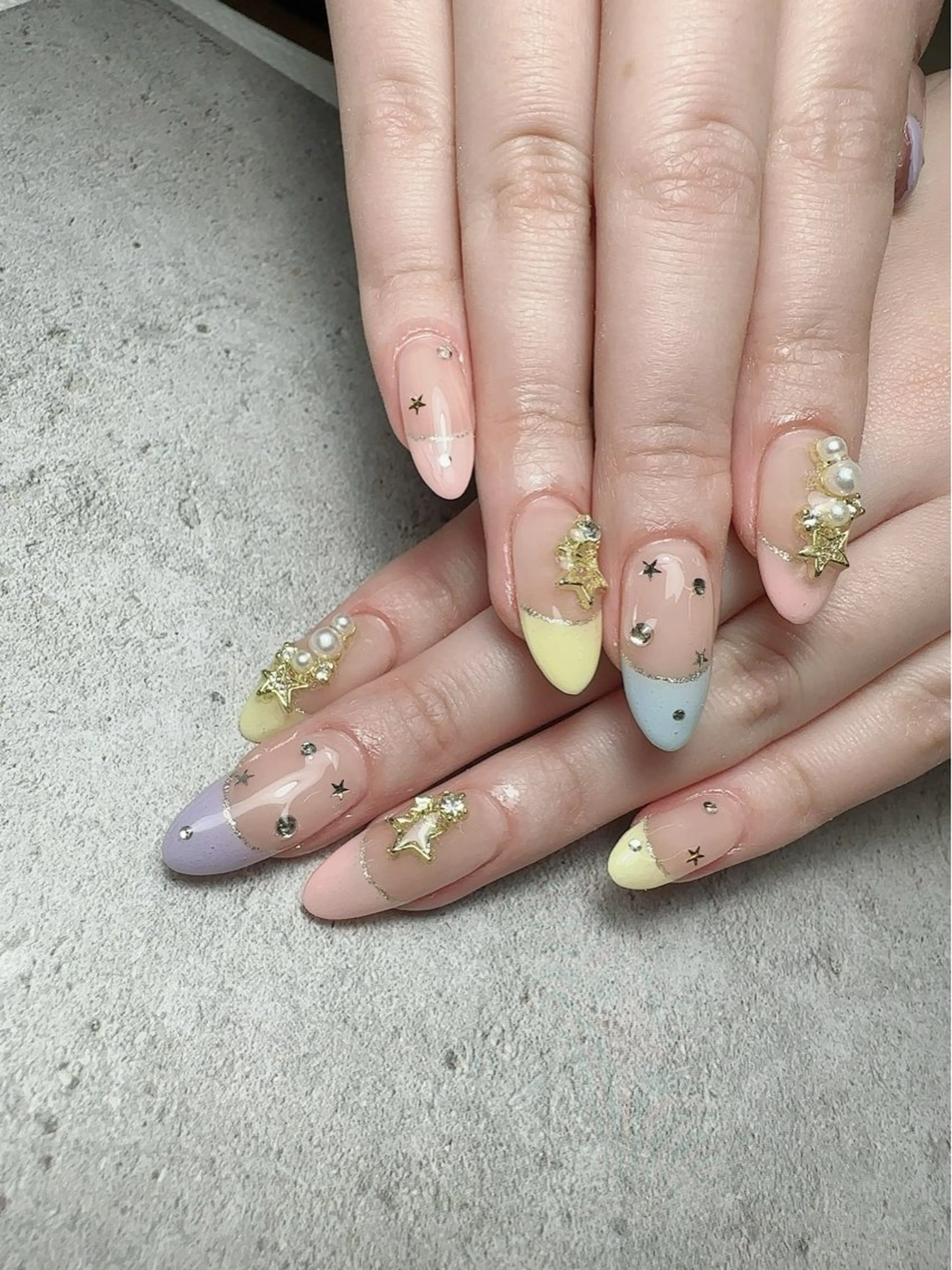 ネイル アートネイル 入学式 ハート マグネットネイル 持ち込み ハンドネイル nail salon    Mimiy..所属・Nailsalon Mimiy..♡のネイルデザイン